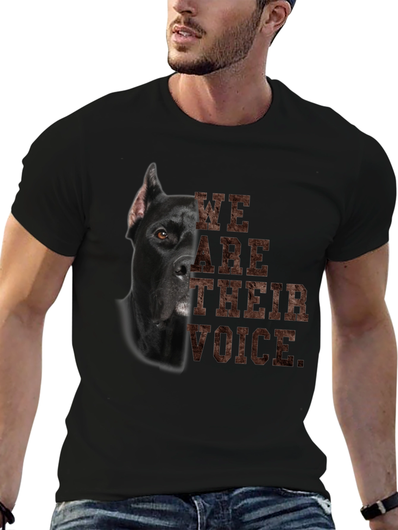 Dog Lover T-Shirt - We Are Their Voice