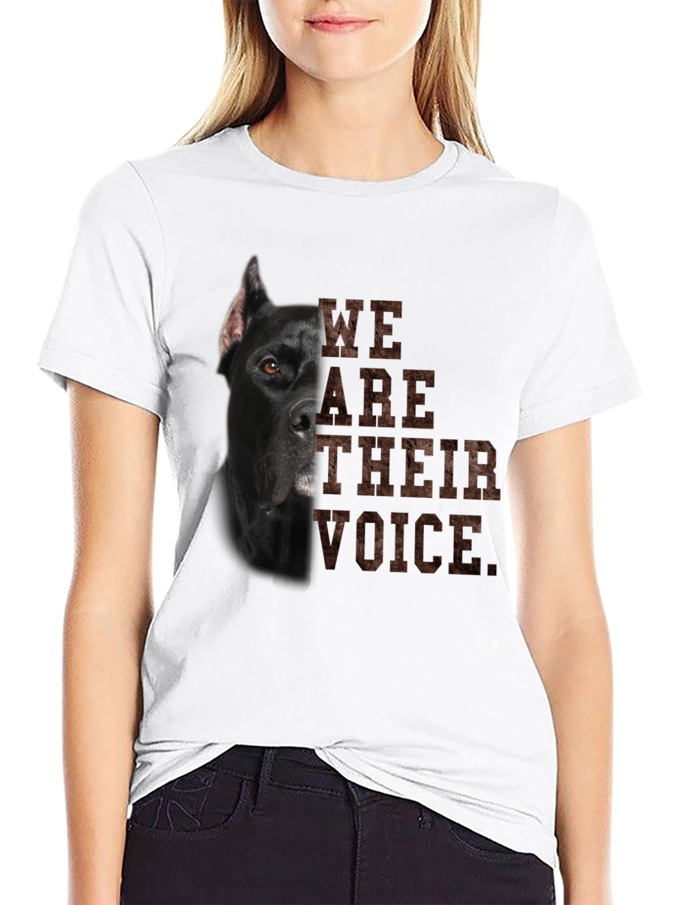 Dog Lover T-Shirt - We Are Their Voice