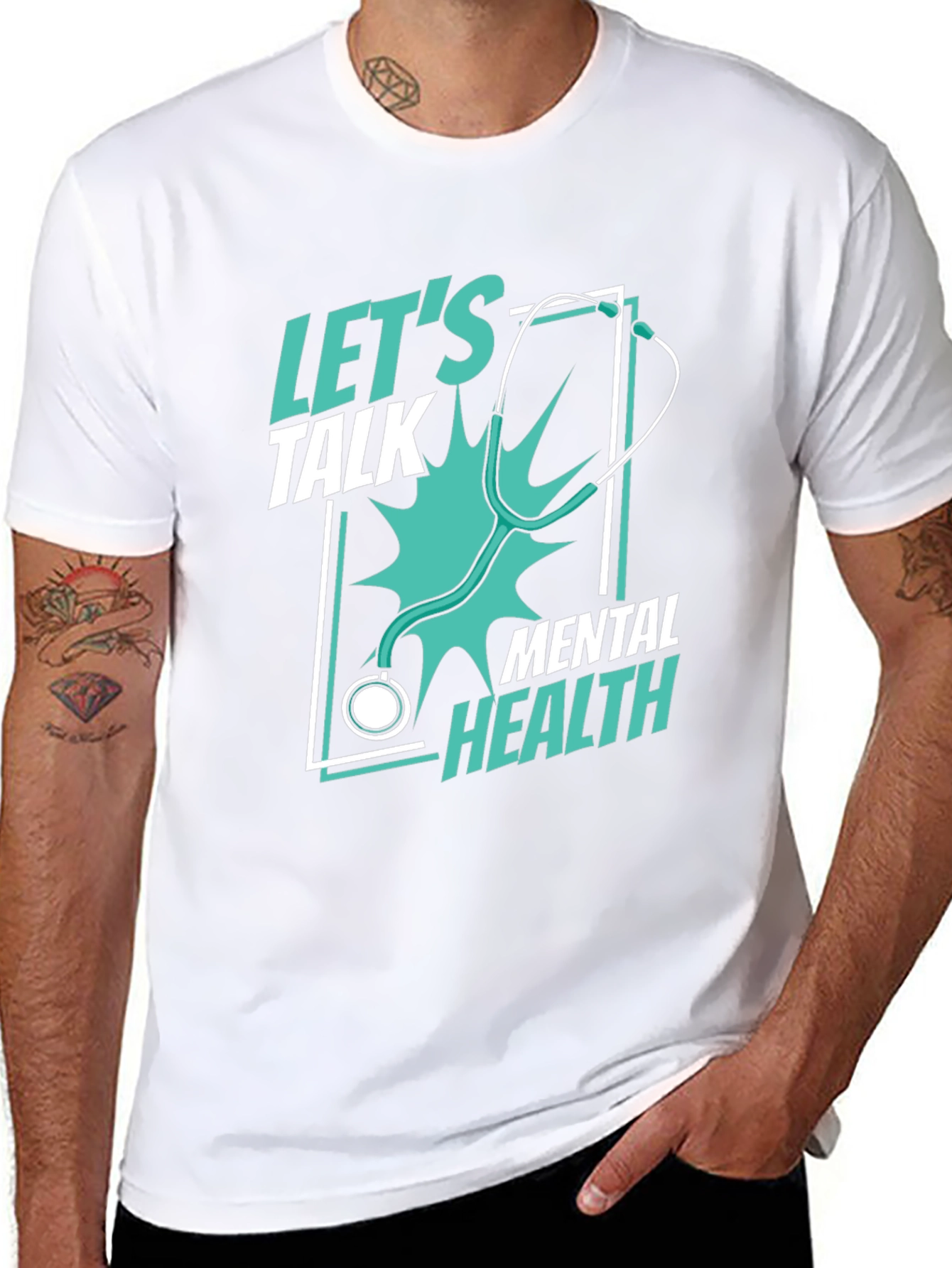 Lets Talk Mental Health Tee