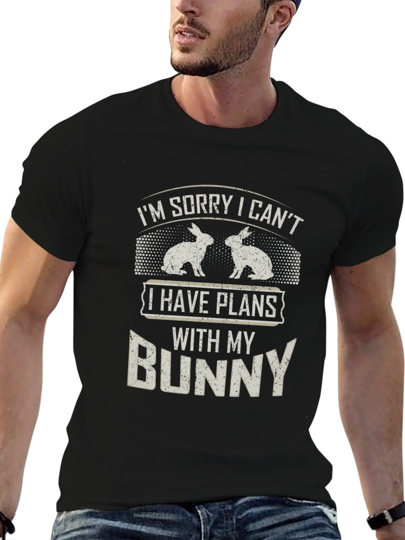 Bunny Plans Graphic T-Shirt