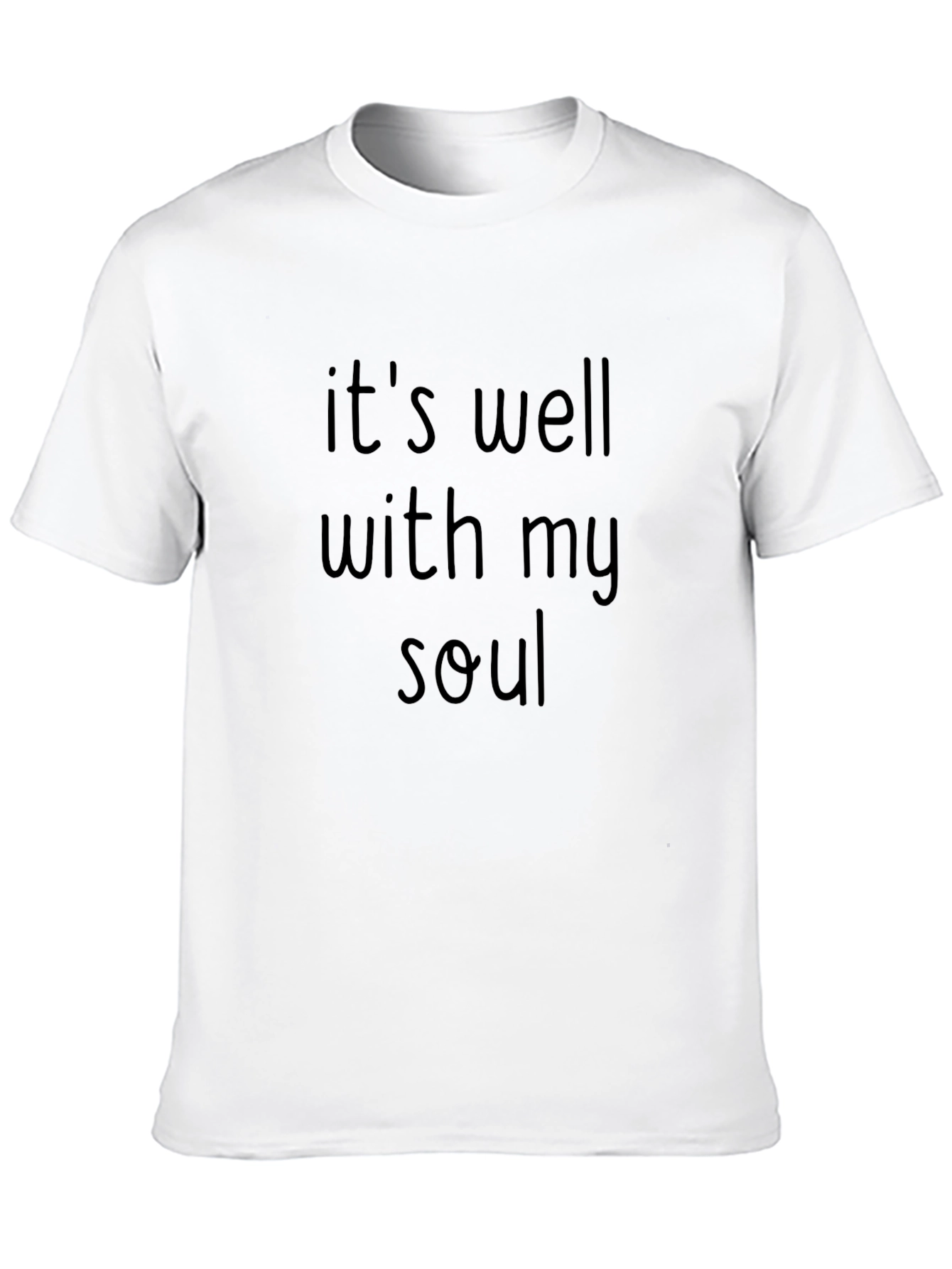 It Is Well With My Soul Black T-Shirt