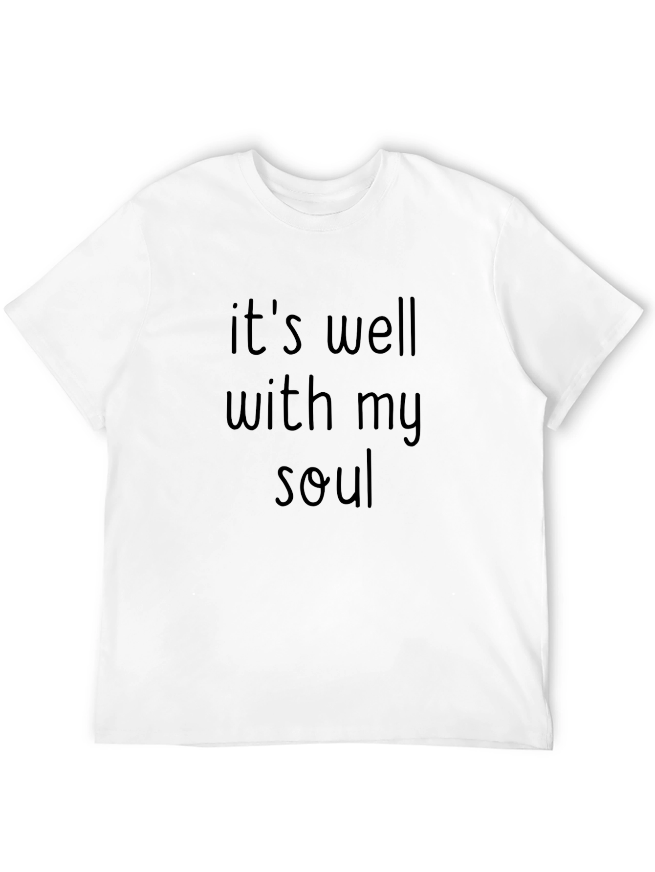 It Is Well With My Soul Black T-Shirt