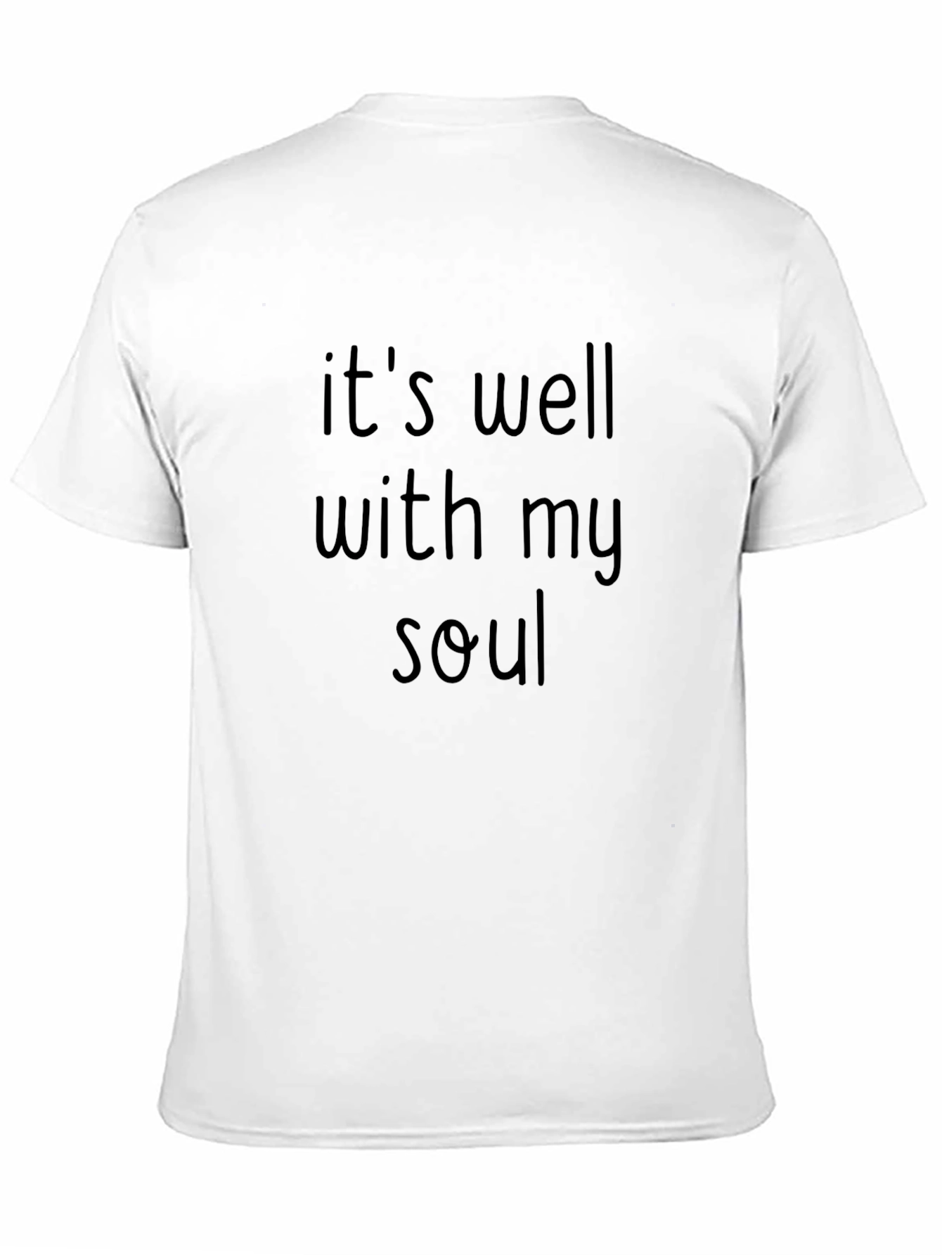 It Is Well With My Soul Black T-Shirt