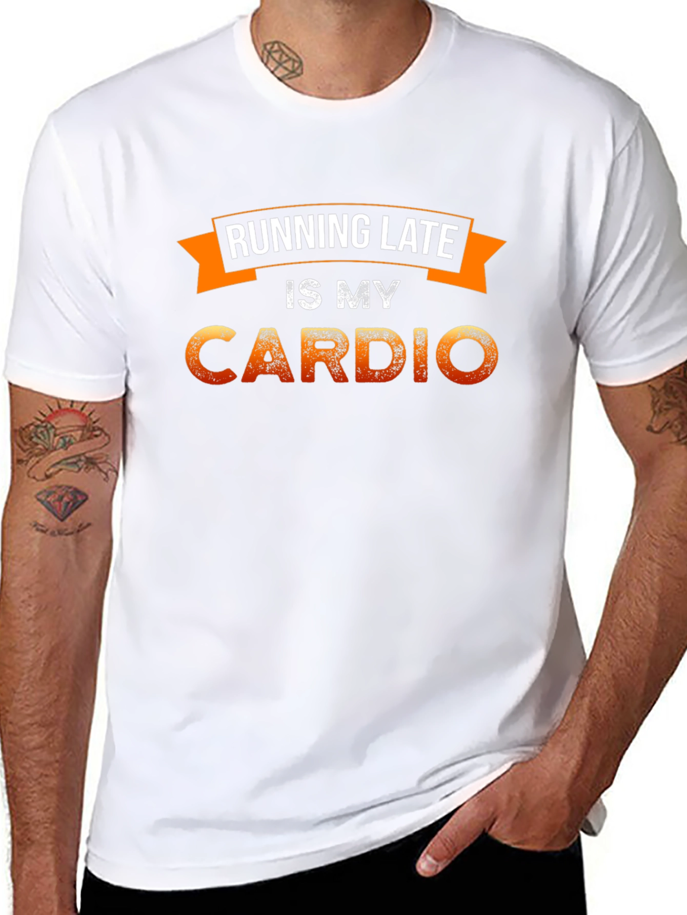 Running Late is My Cardio Graphic Tee