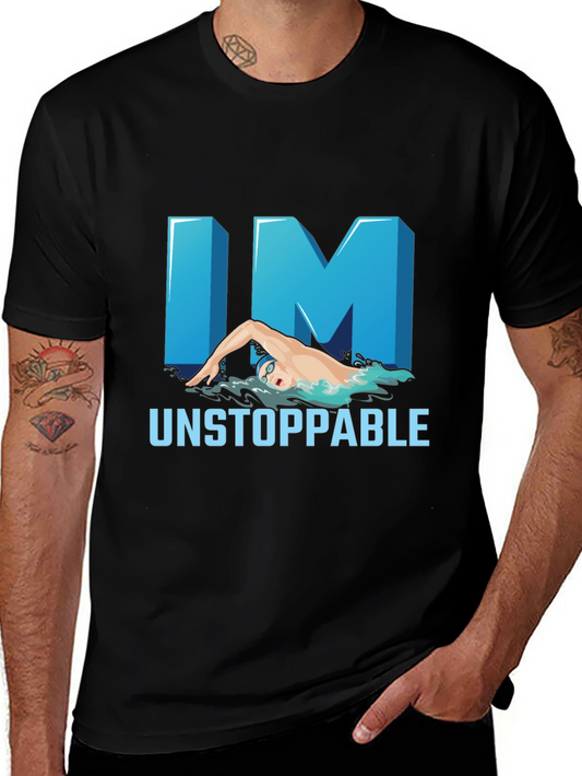 Unstoppable Swimmer Graphic Tee