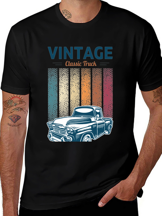 Vintage Classic Truck Graphic T-Shirt