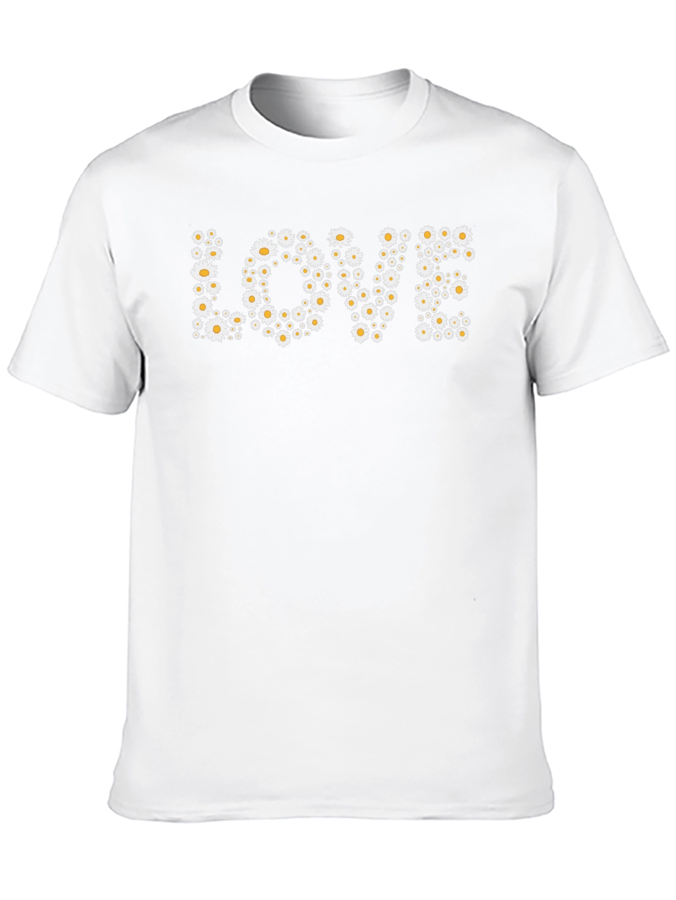 Floral LOVE Graphic Tee - Black