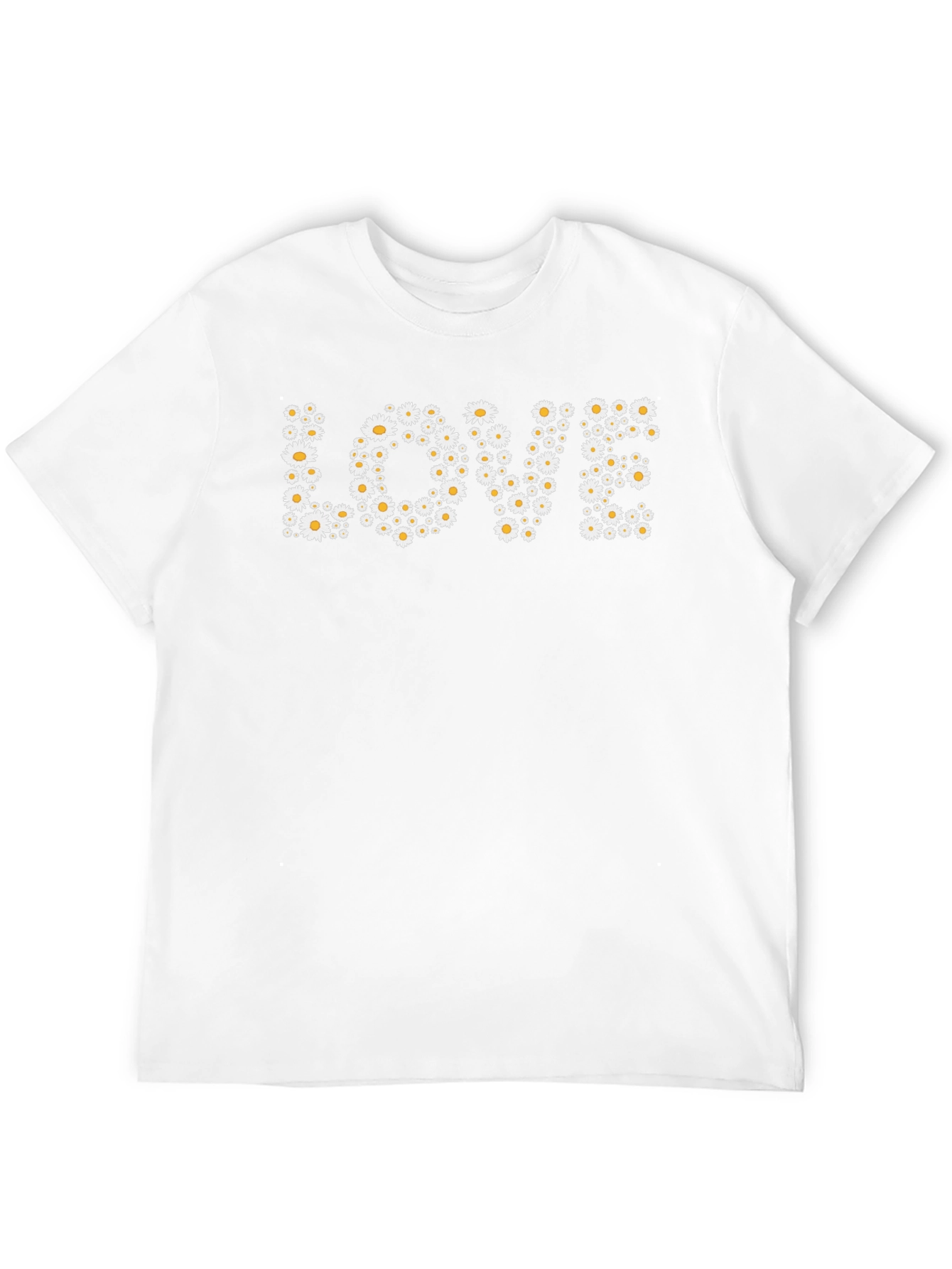 Floral LOVE Graphic Tee - Black