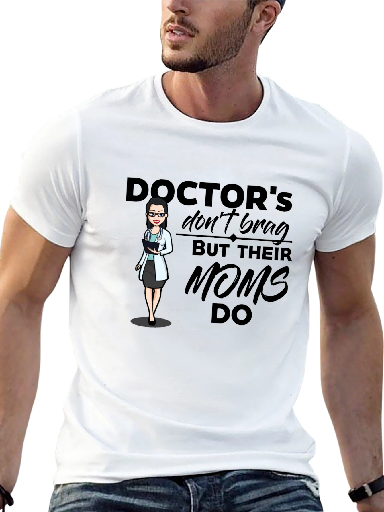 Doctors Moms T-Shirt - Black