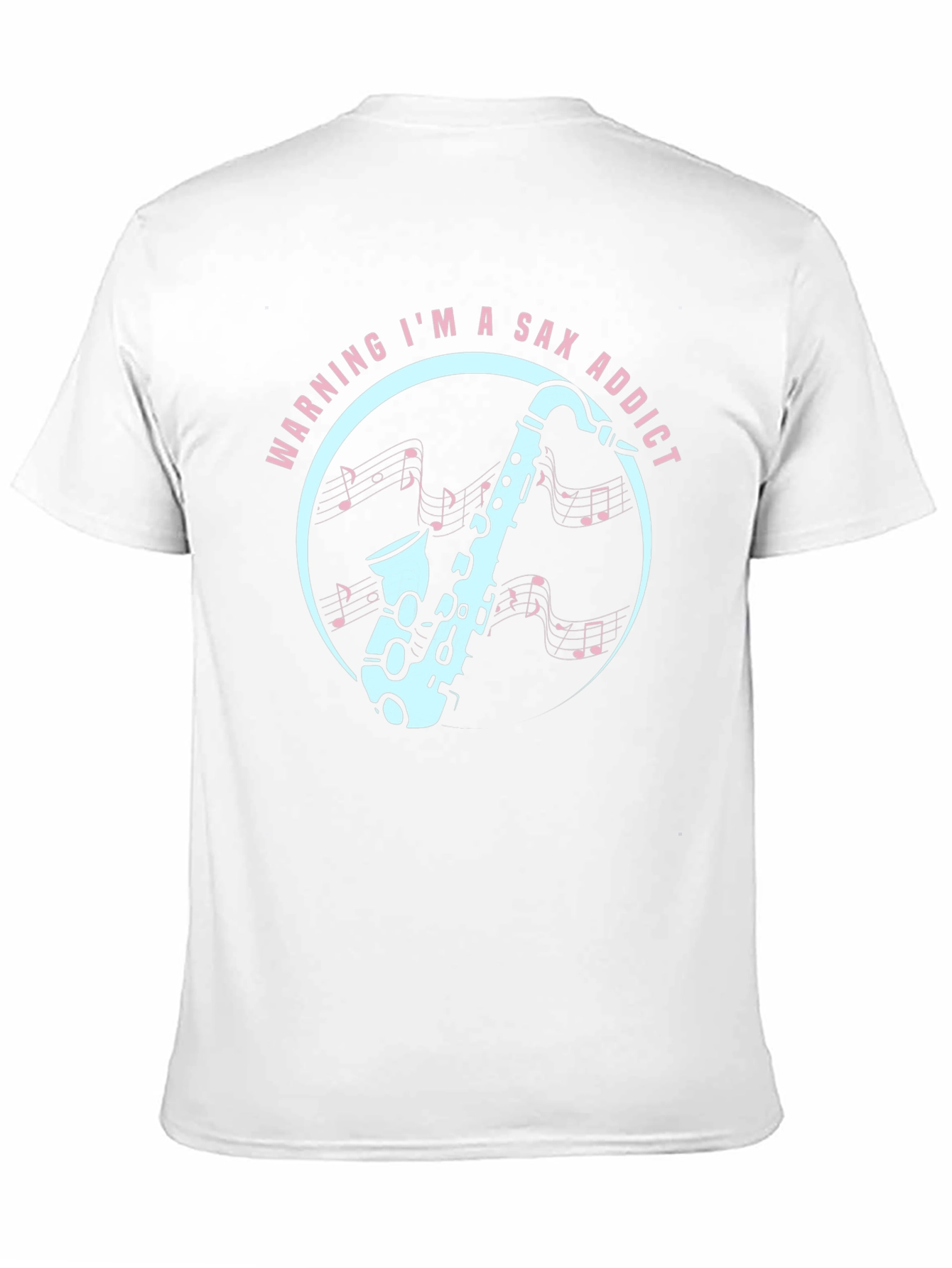 Sax Addict Graphic Tee - Musicians Humor T-Shirt