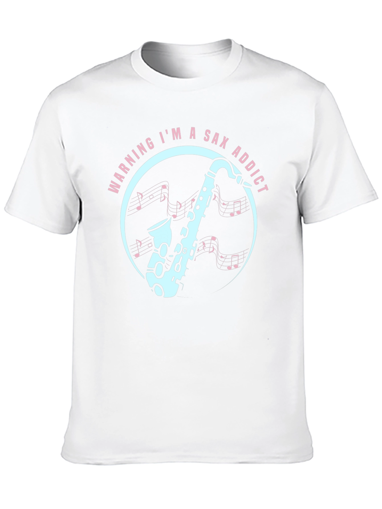 Sax Addict Graphic Tee - Musicians Humor T-Shirt
