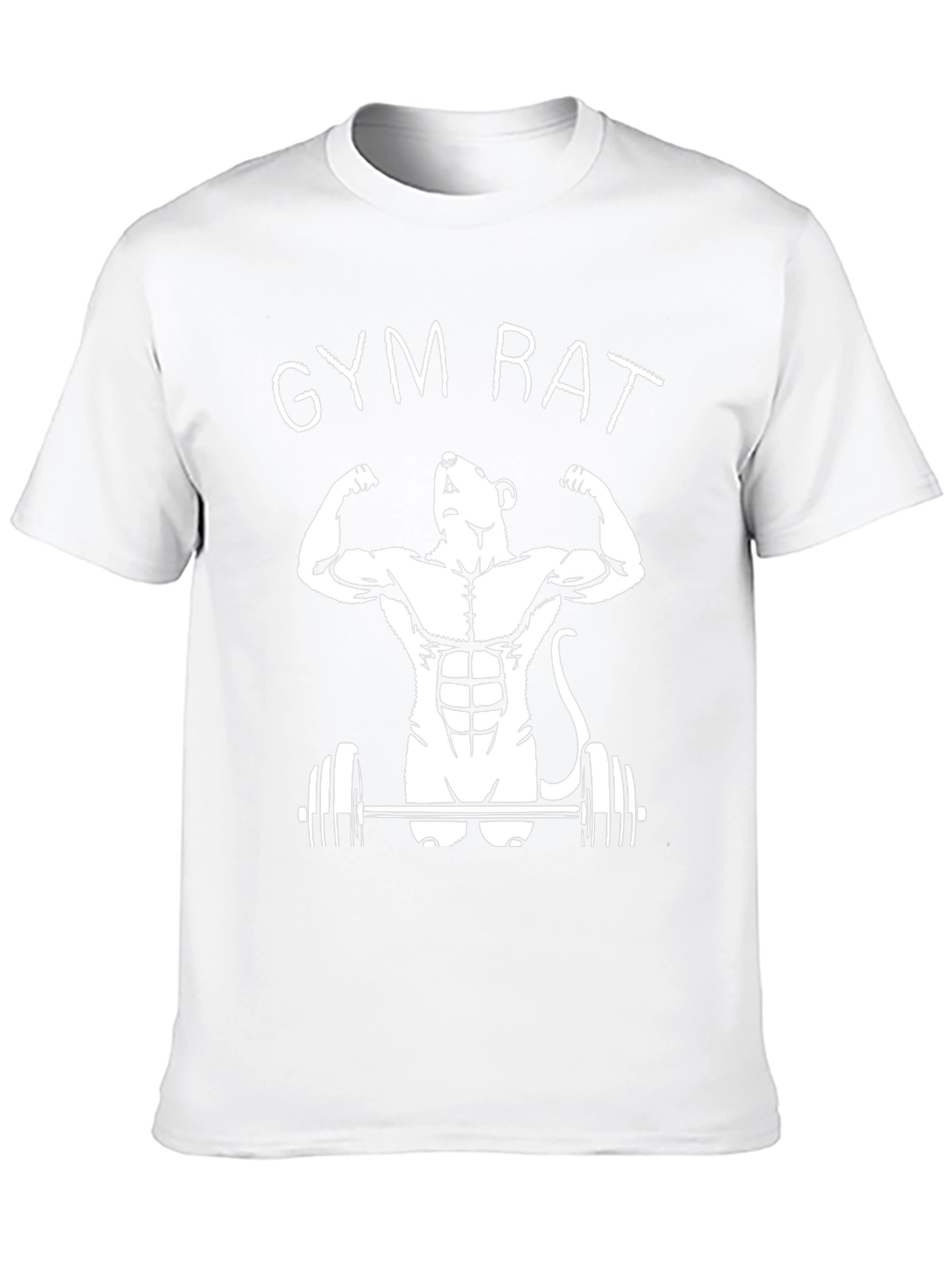 Gym Rat T-Shirt - Black Graphic Tee