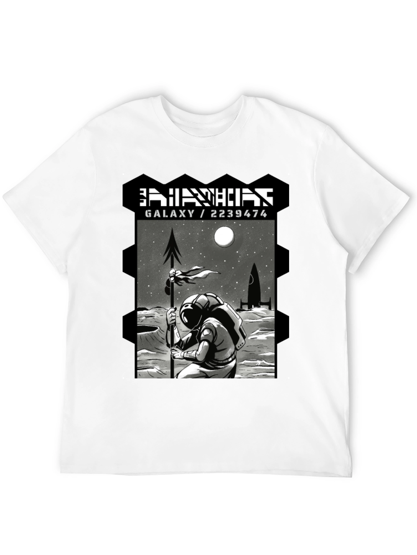 Astronaut Galaxy T-Shirt - Sci-Fi Graphic Tee