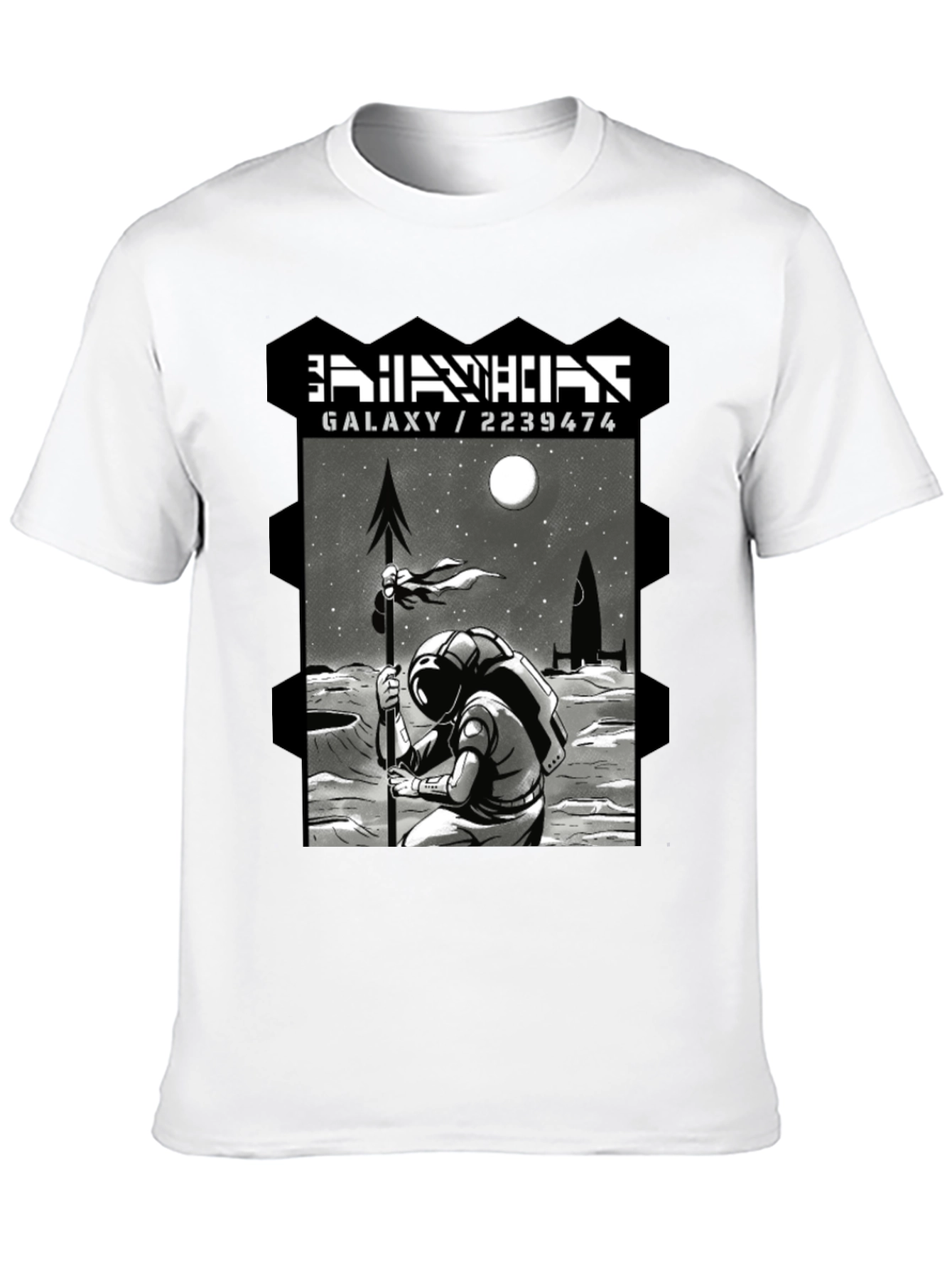 Astronaut Galaxy T-Shirt - Sci-Fi Graphic Tee