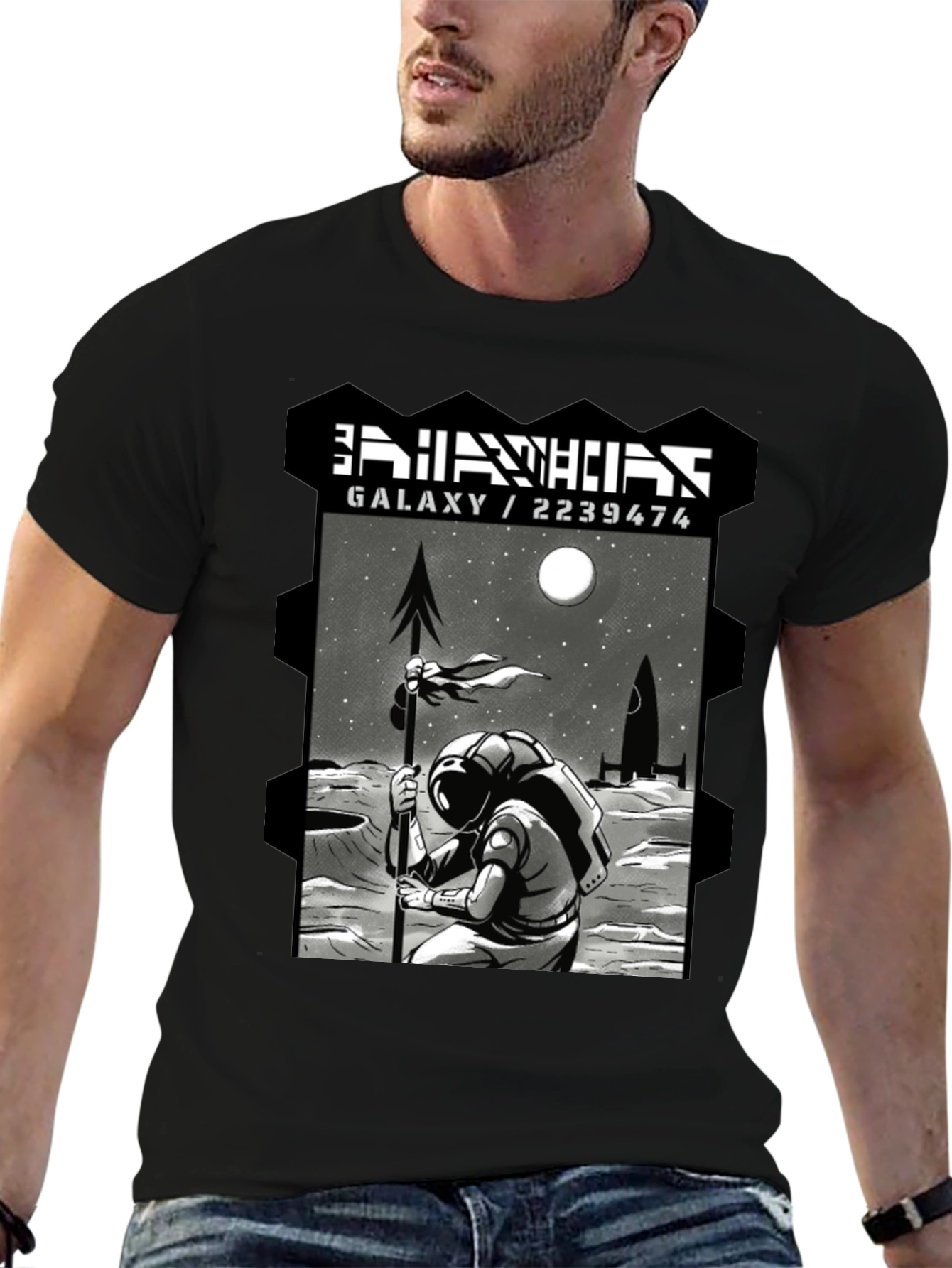 Astronaut Galaxy T-Shirt - Sci-Fi Graphic Tee