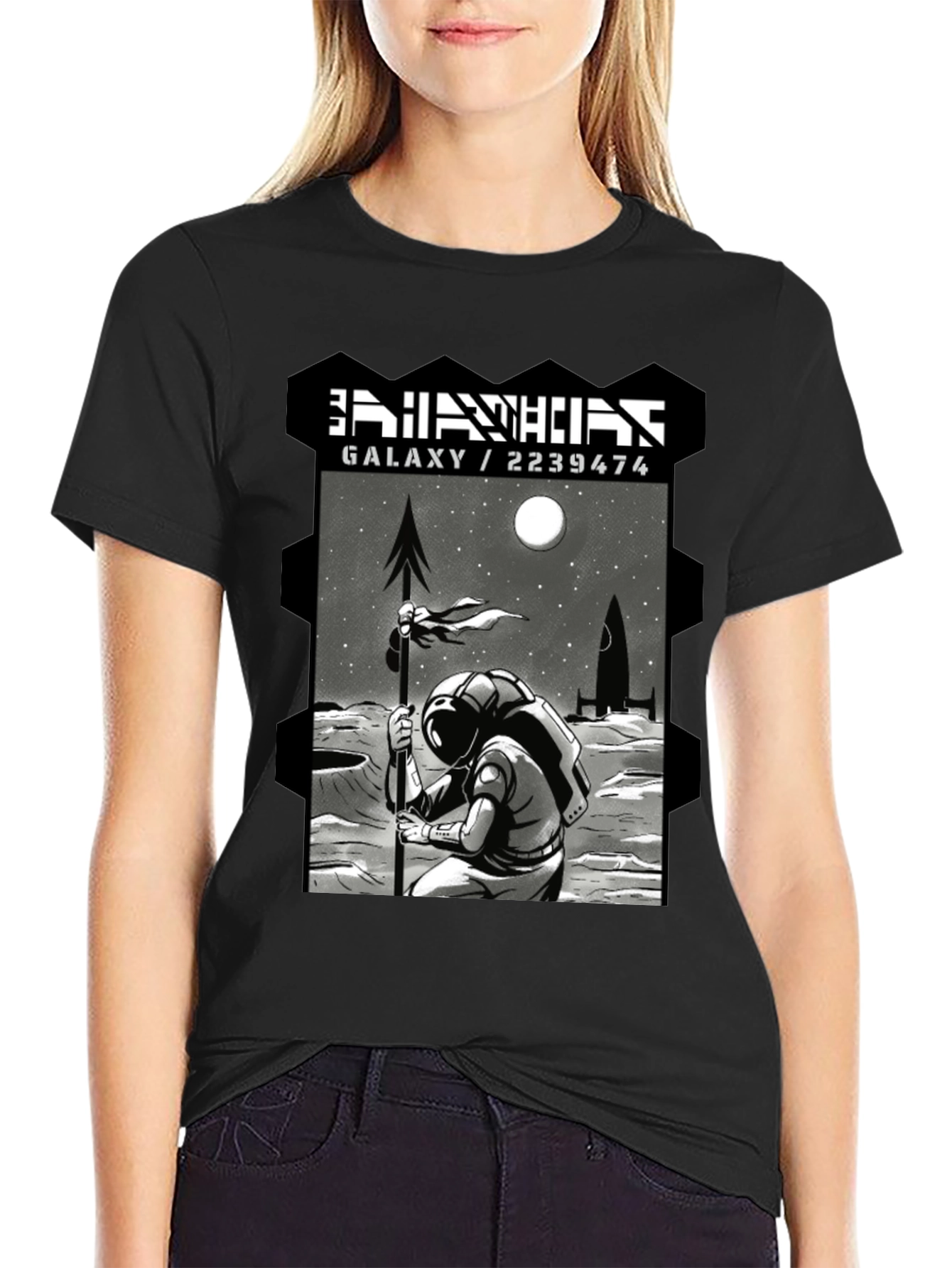 Astronaut Galaxy T-Shirt - Sci-Fi Graphic Tee