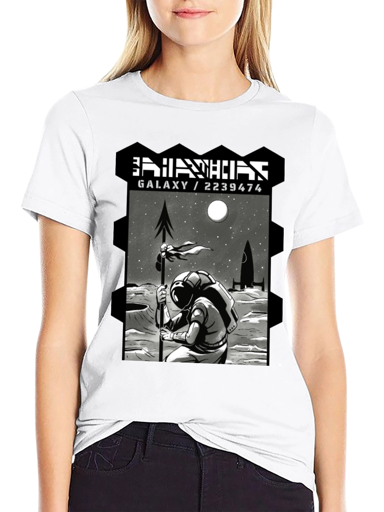 Astronaut Galaxy T-Shirt - Sci-Fi Graphic Tee