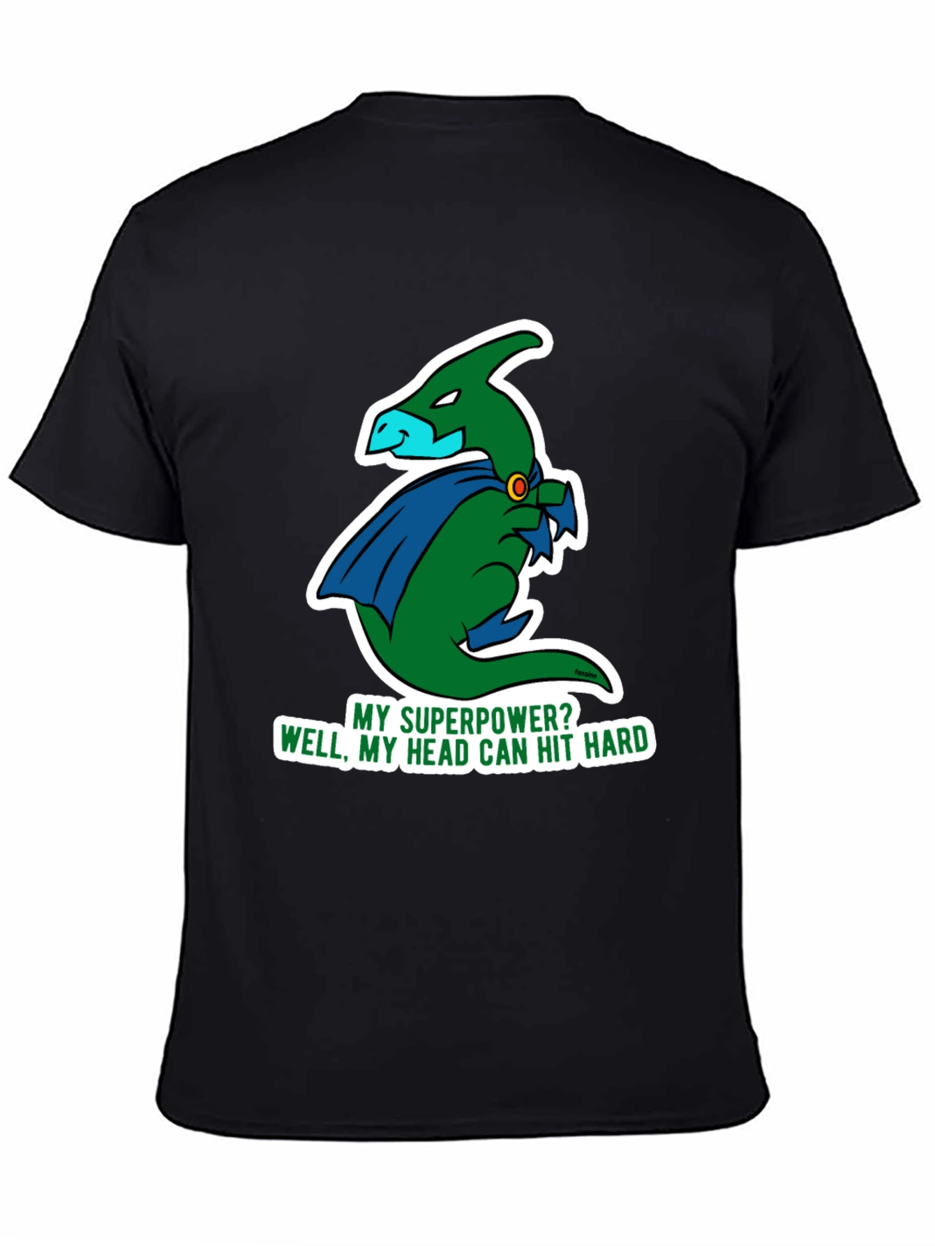 Dino Superpower T-Shirt - Funny Cartoon Graphic Tee