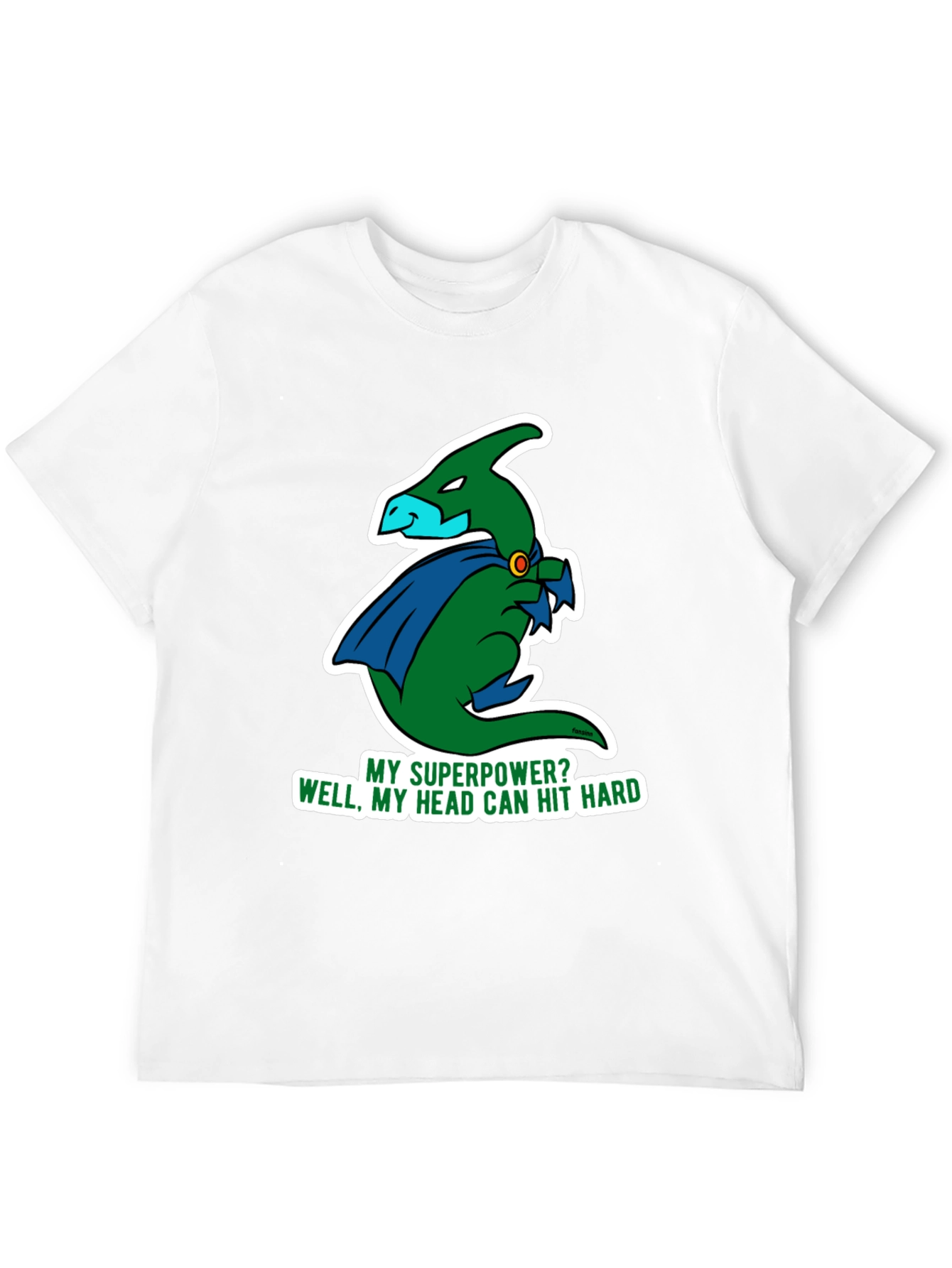 Dino Superpower T-Shirt - Funny Cartoon Graphic Tee