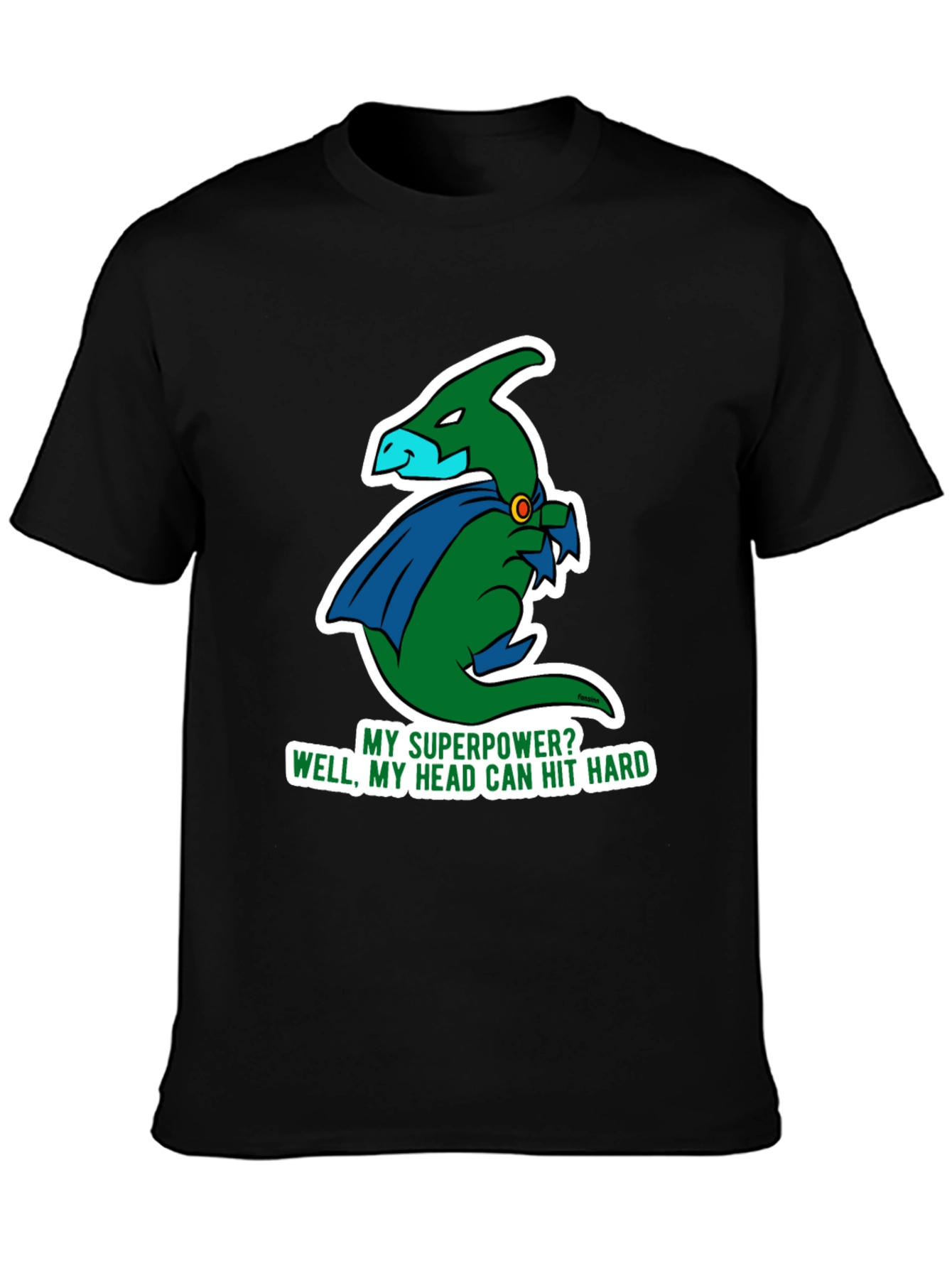 Dino Superpower T-Shirt - Funny Cartoon Graphic Tee