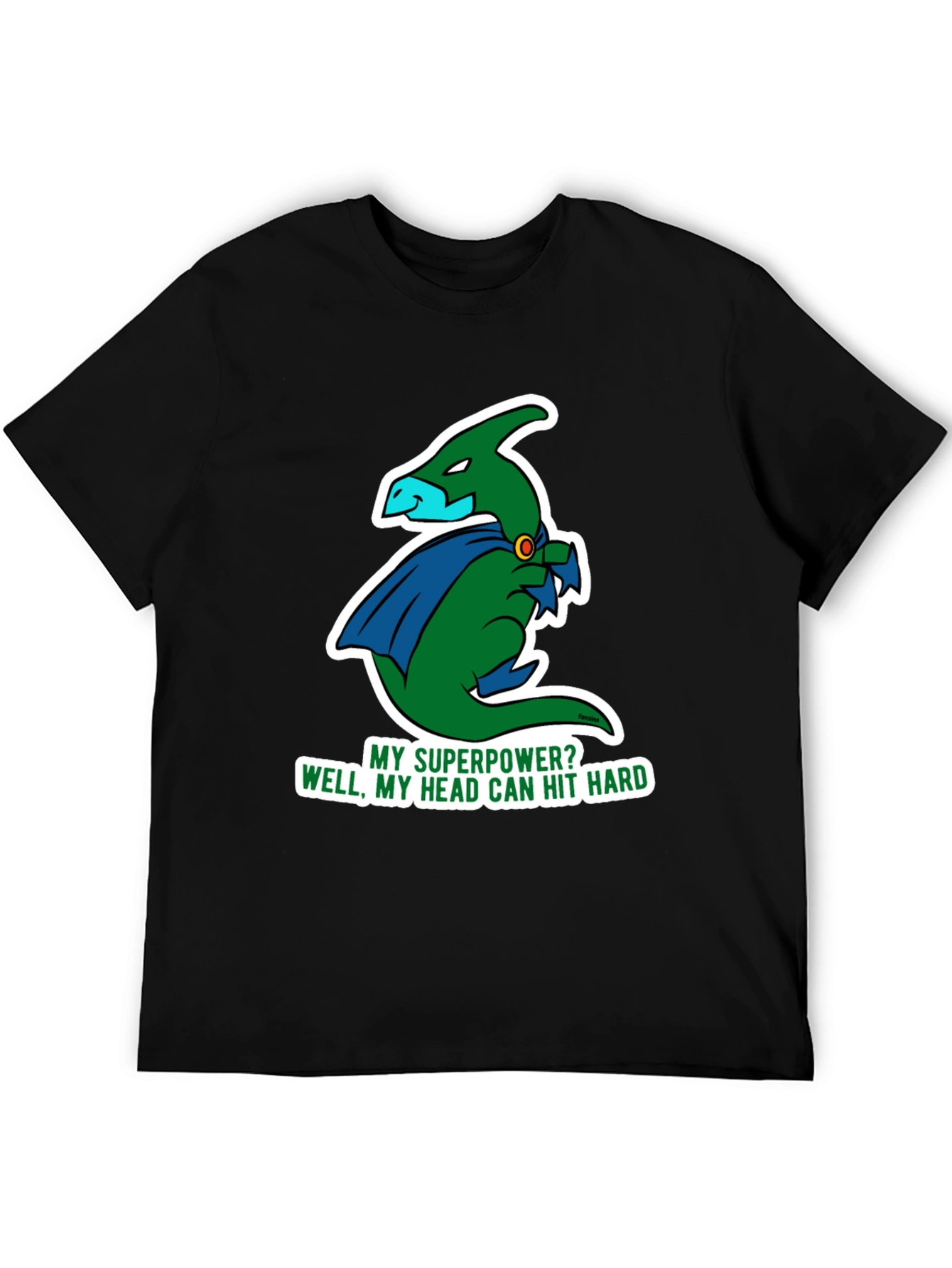Dino Superpower T-Shirt - Funny Cartoon Graphic Tee