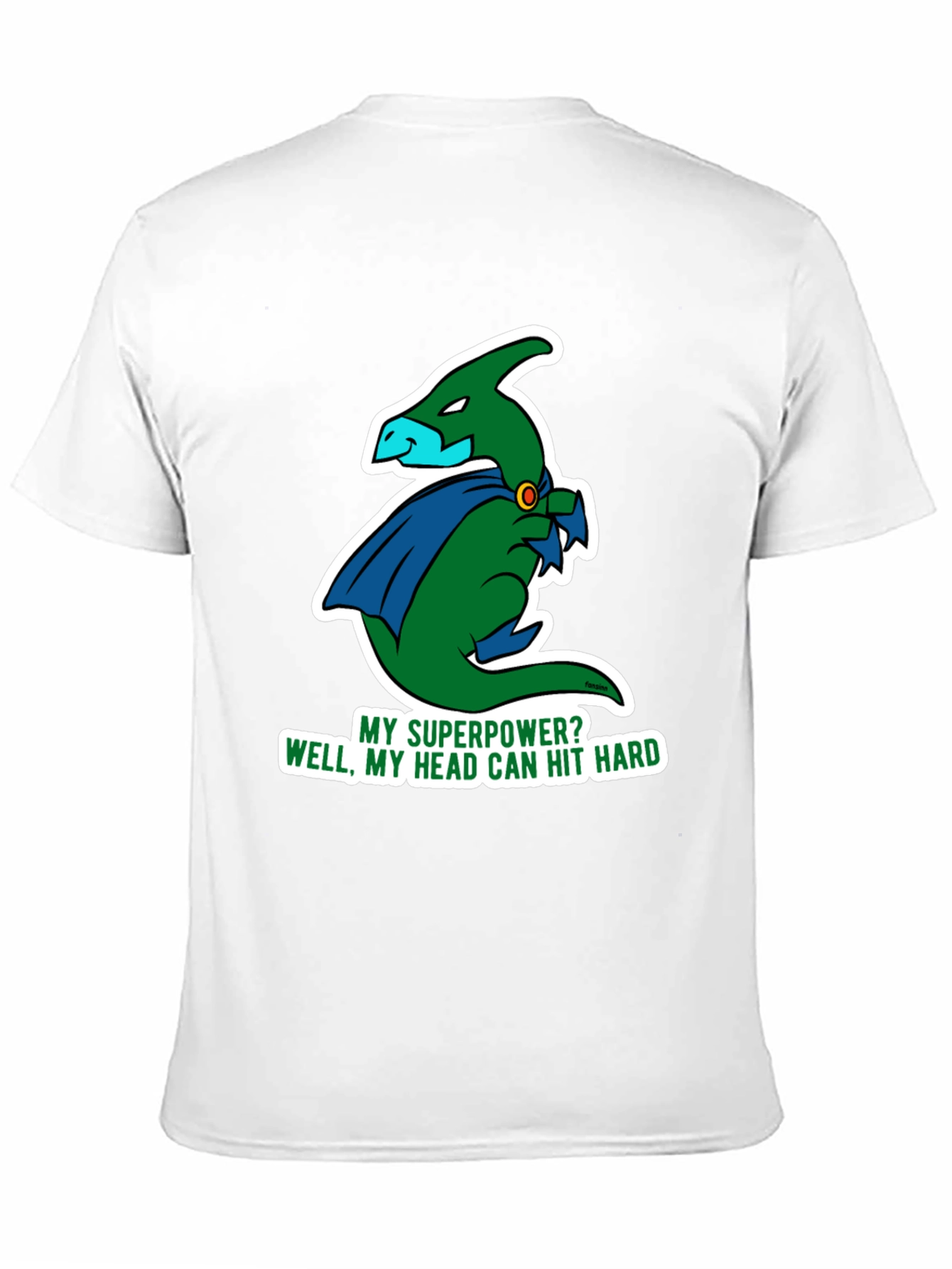 Dino Superpower T-Shirt - Funny Cartoon Graphic Tee