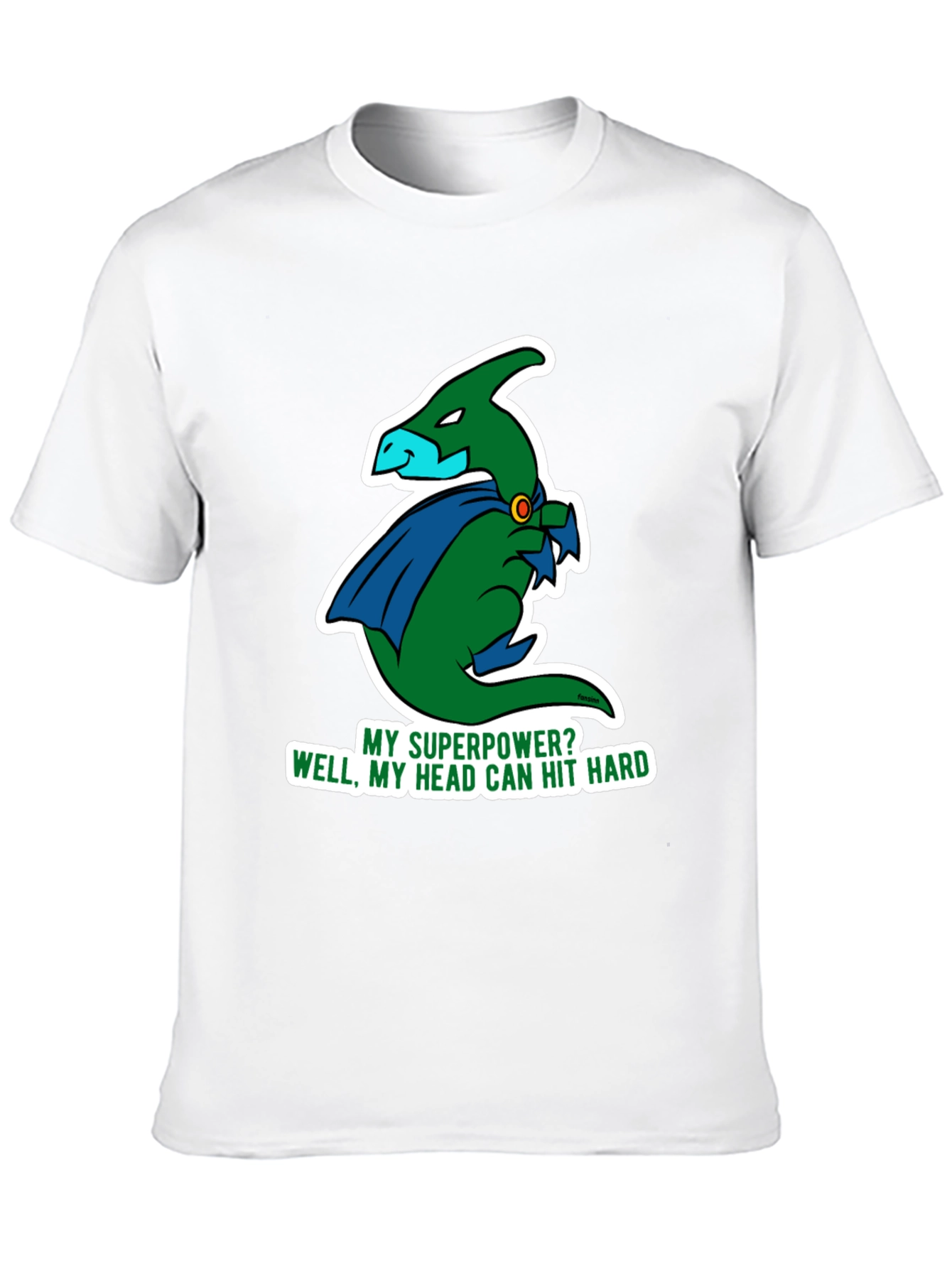 Dino Superpower T-Shirt - Funny Cartoon Graphic Tee