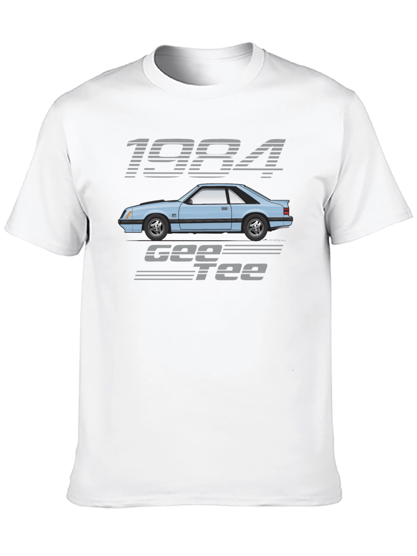 1984 GEE TEE Car Graphic T-Shirt