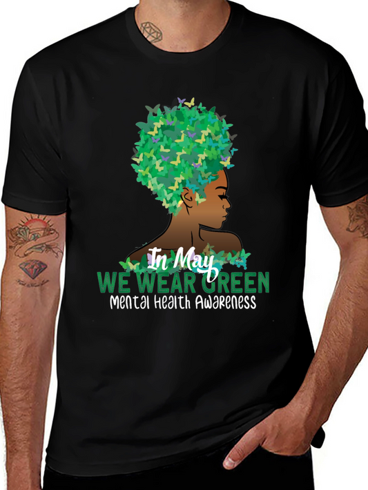 Mental Health Awareness T-Shirt - In May We Wear Green