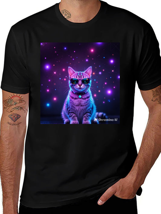 Cool Cat T-Shirt - Galaxy Style