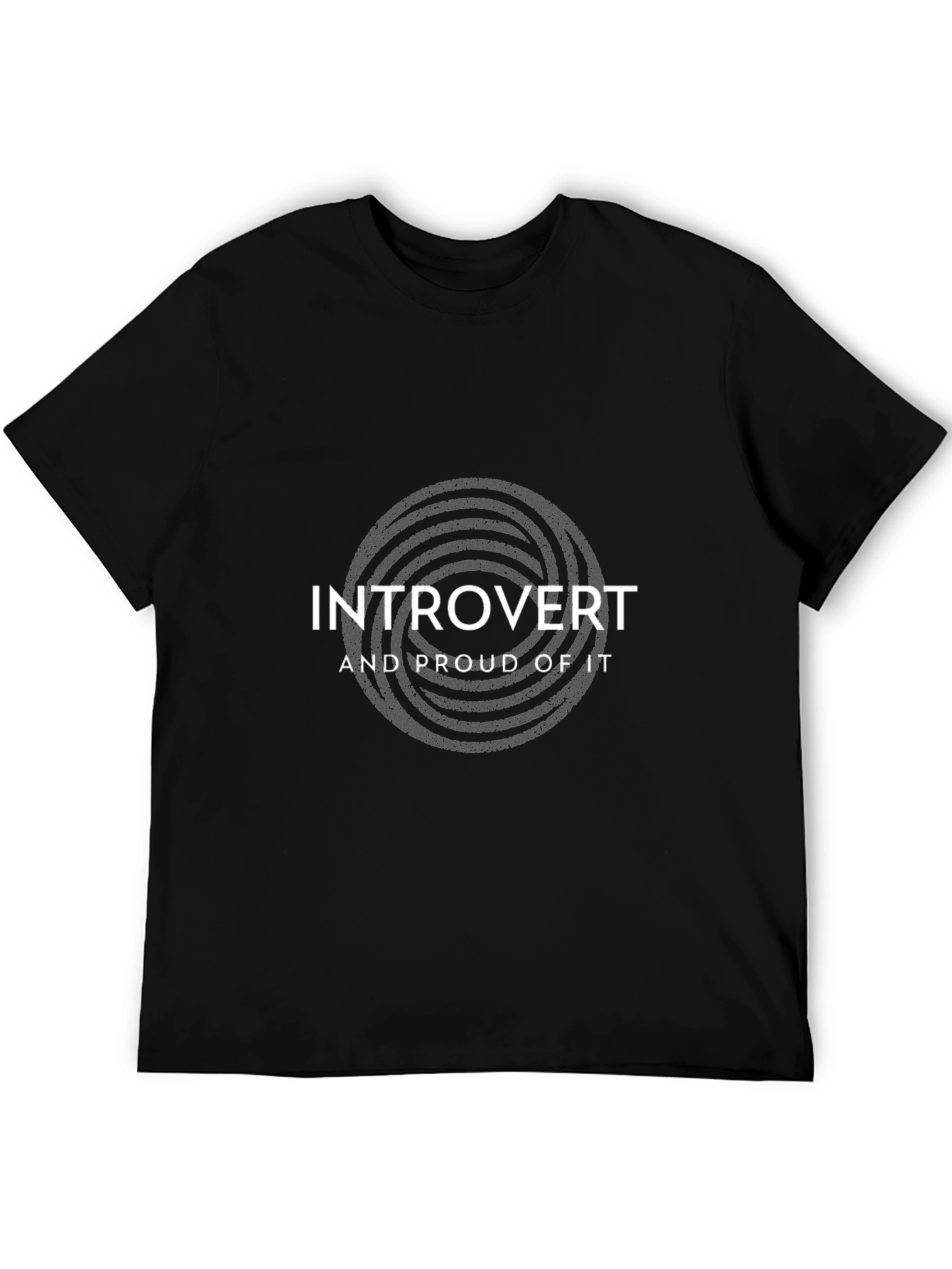 Introvert Pride T-Shirt - Black Cotton Tee