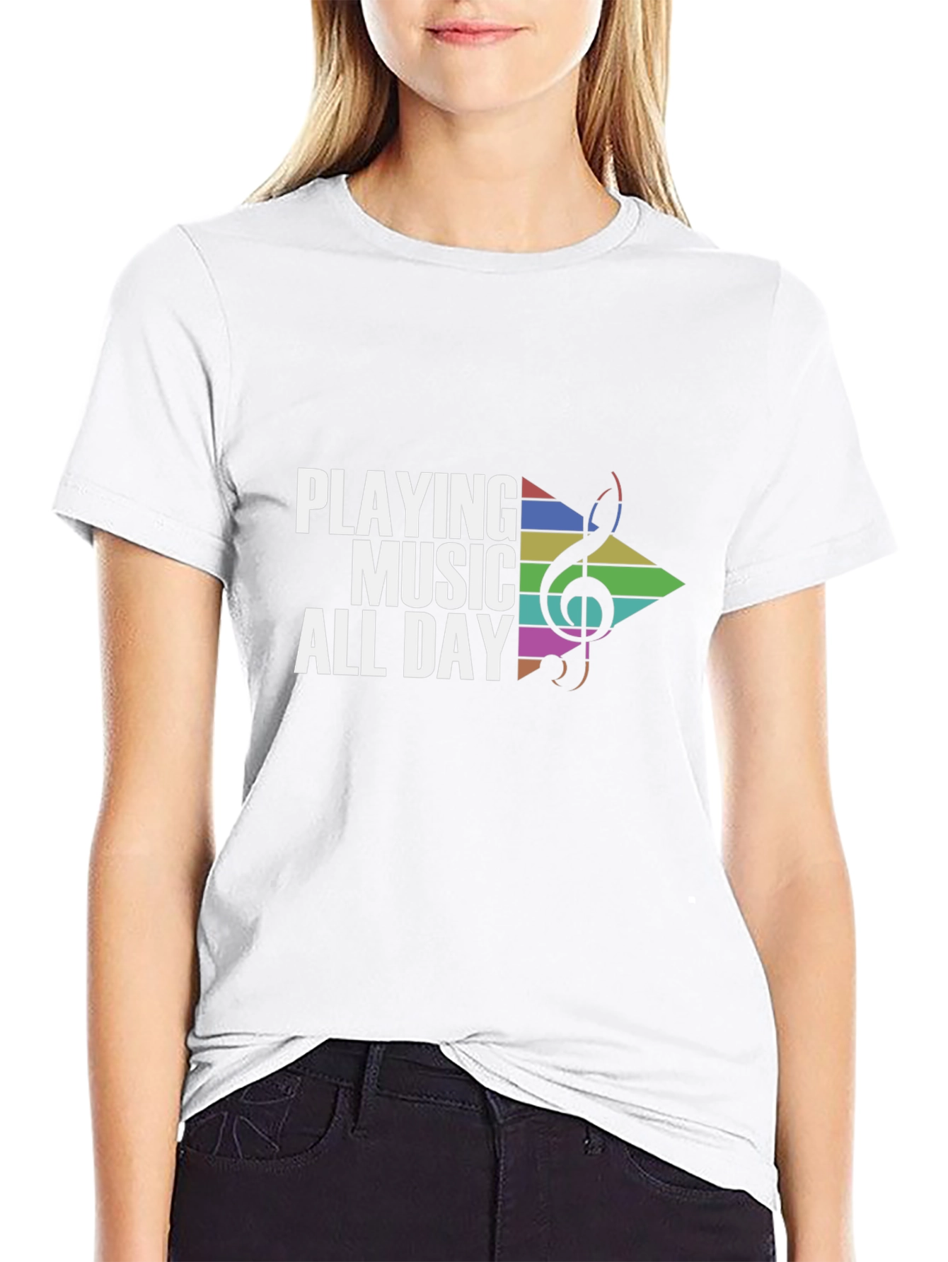 Playing Music All Day Graphic Tee
