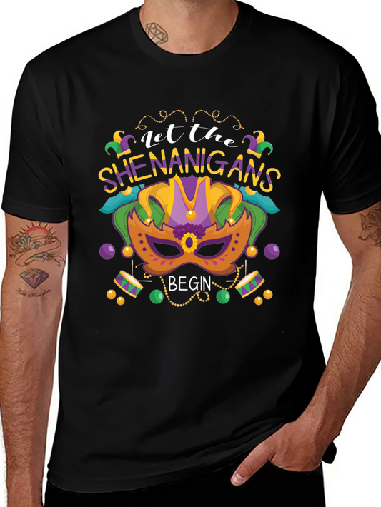 Let the Shenanigans Begin Mardi Gras T-Shirt