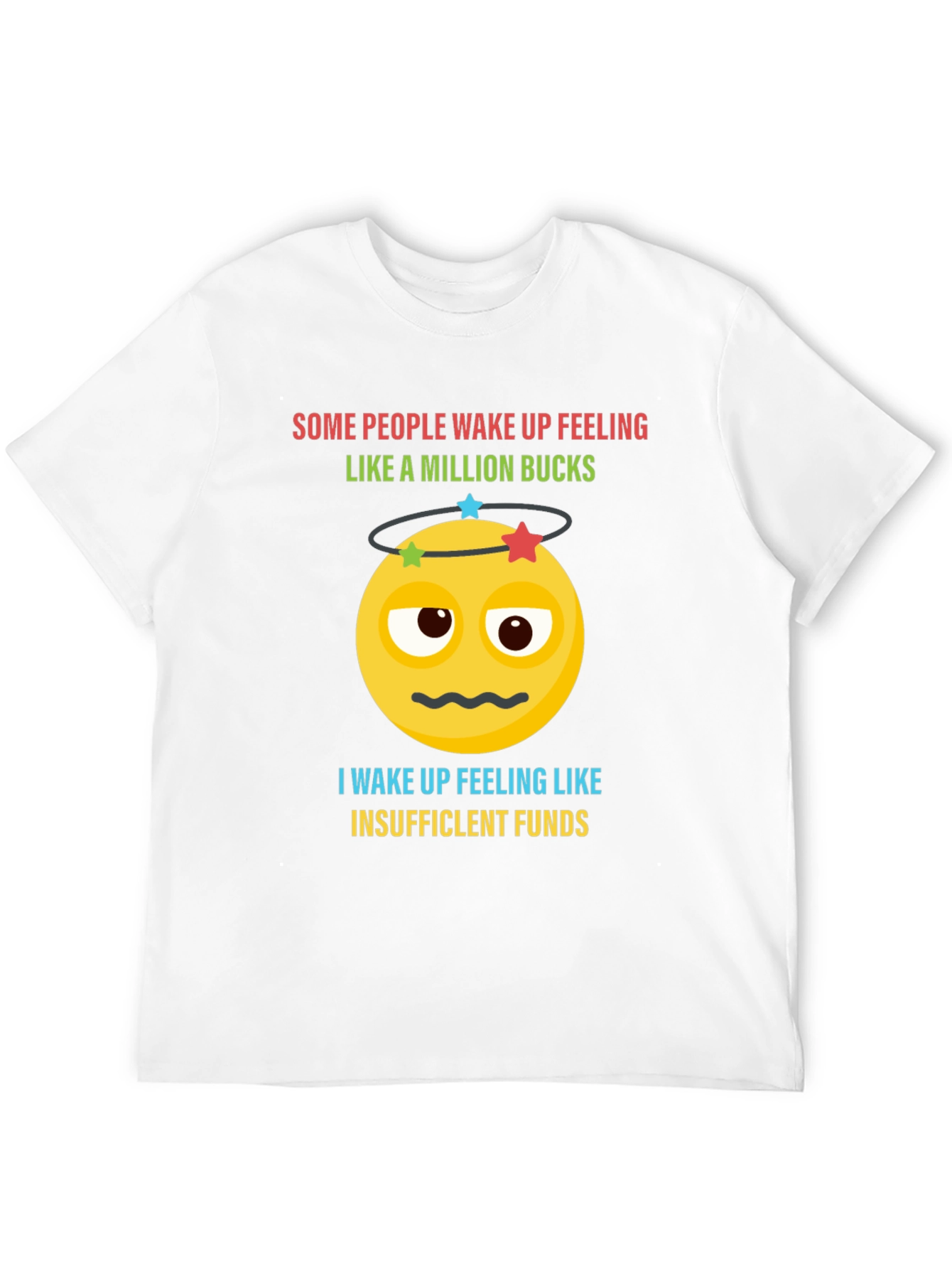 Funny Insufficient Funds Emoji T-Shirt