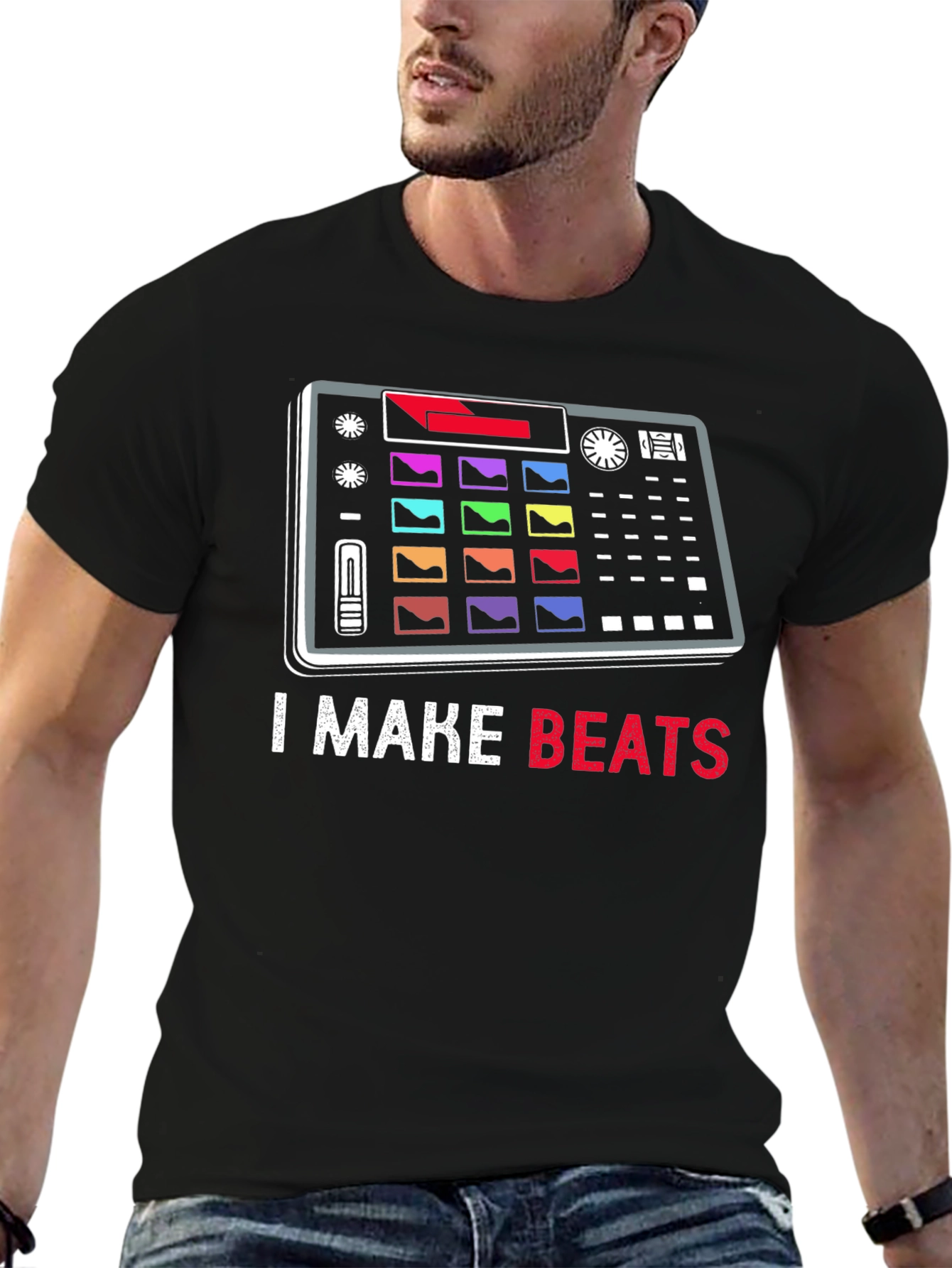 I Make Beats Music Producer Graphic T-Shirt