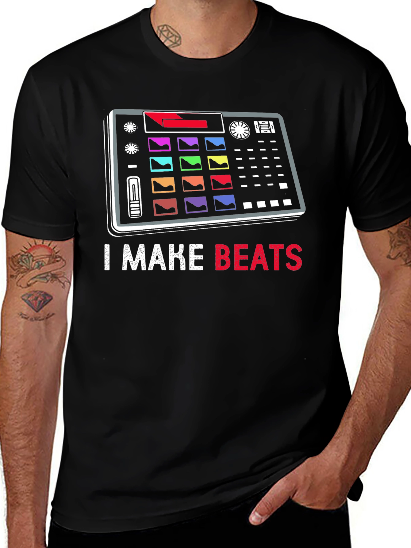 I Make Beats Music Producer Graphic T-Shirt