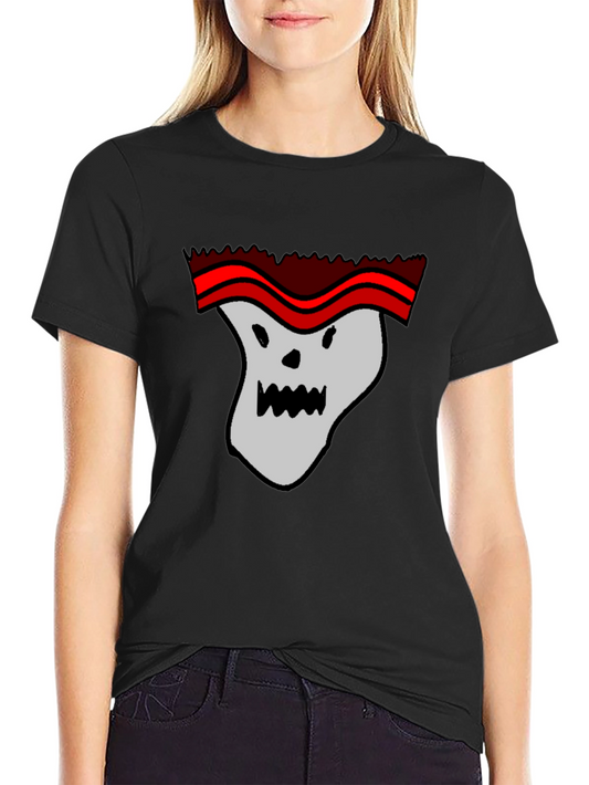 Funny Cartoon Ghost T-Shirt - Graphic Print
