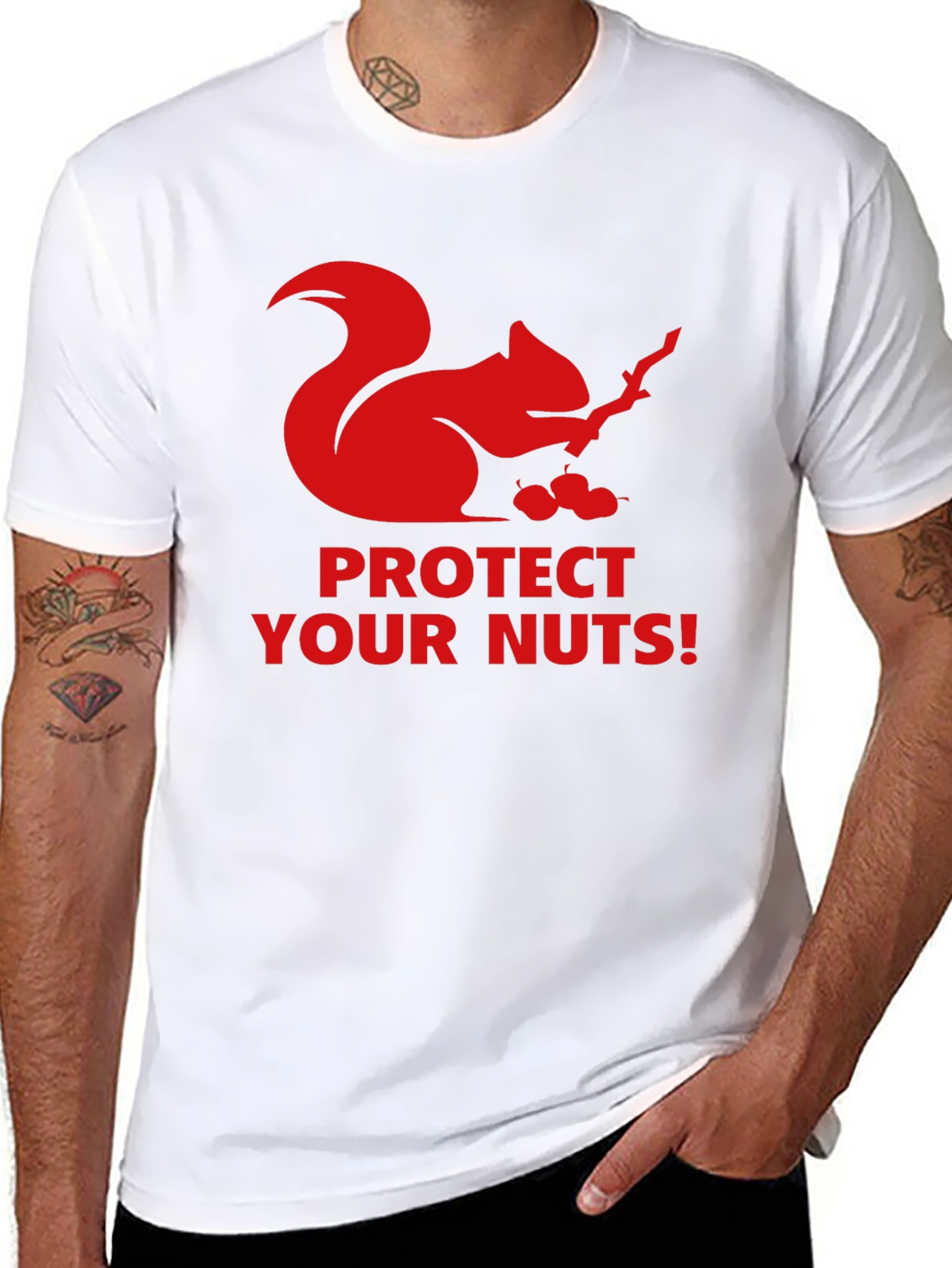 Protect Your Nuts Squirrel T-Shirt