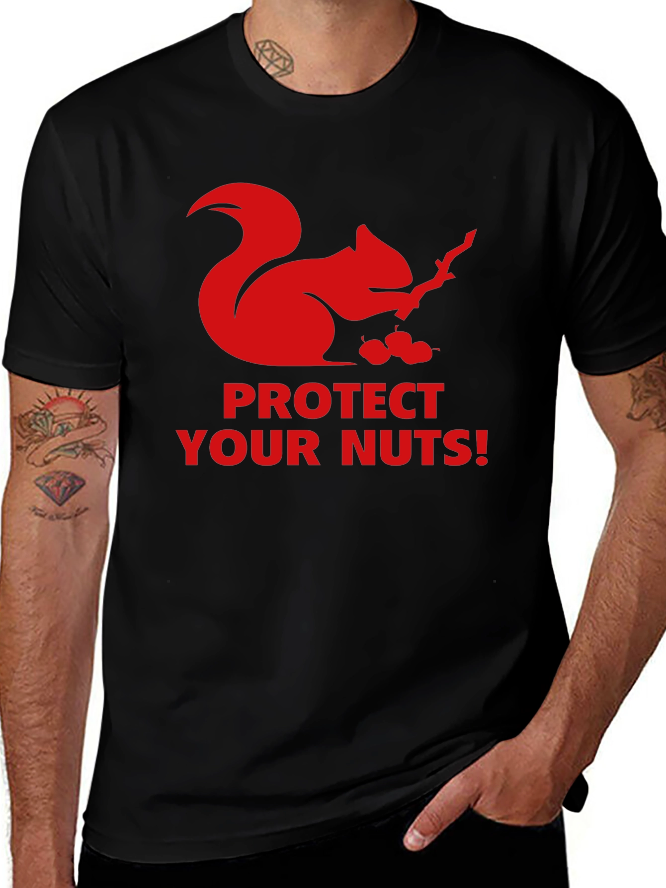 Protect Your Nuts Squirrel T-Shirt