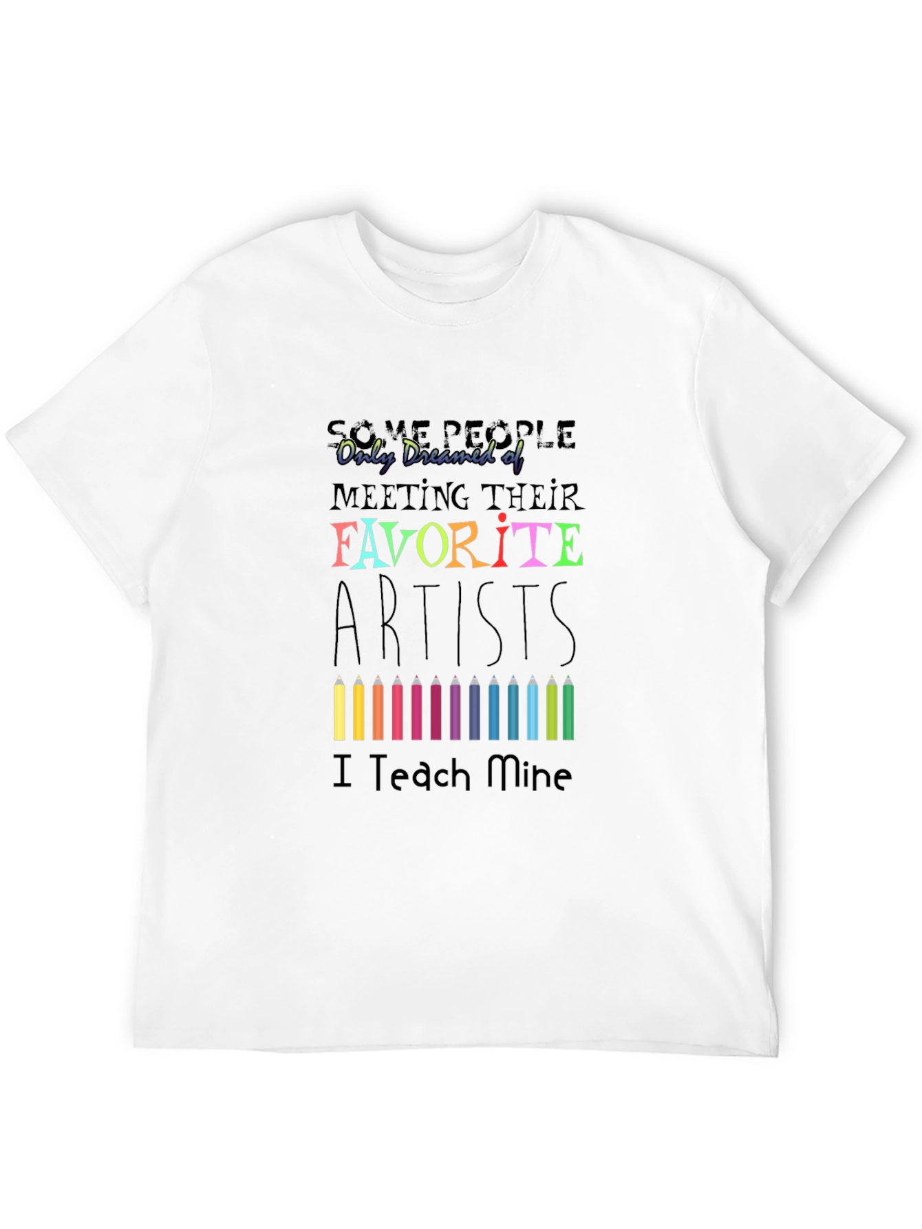 Artist Teacher Black Graphic Tee