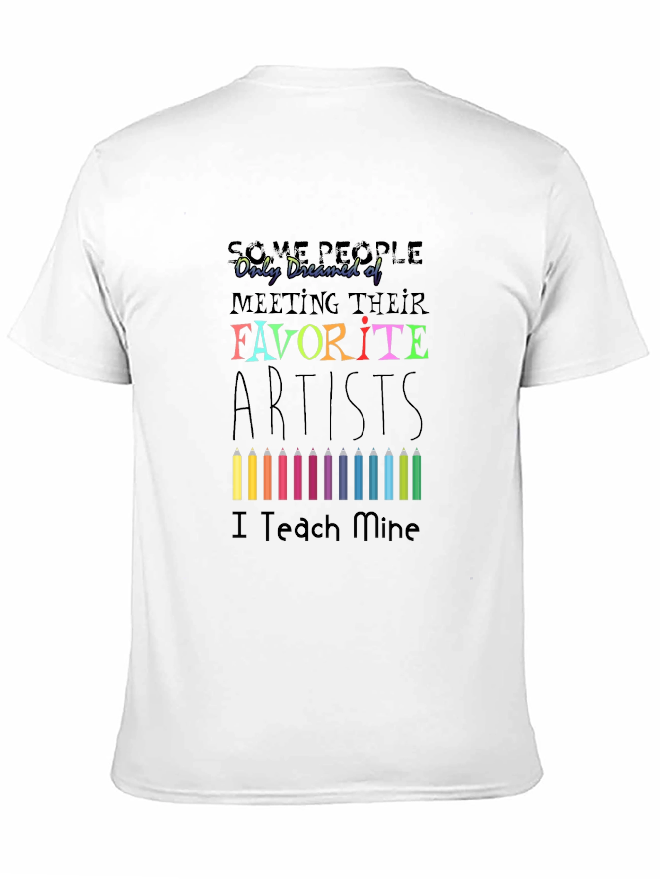 Artist Teacher Black Graphic Tee