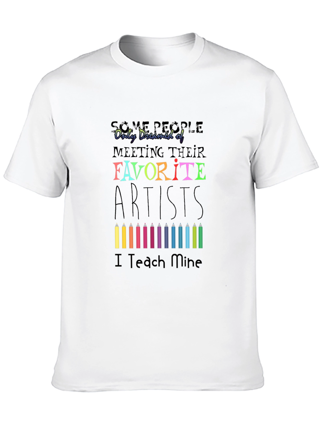 Artist Teacher Black Graphic Tee