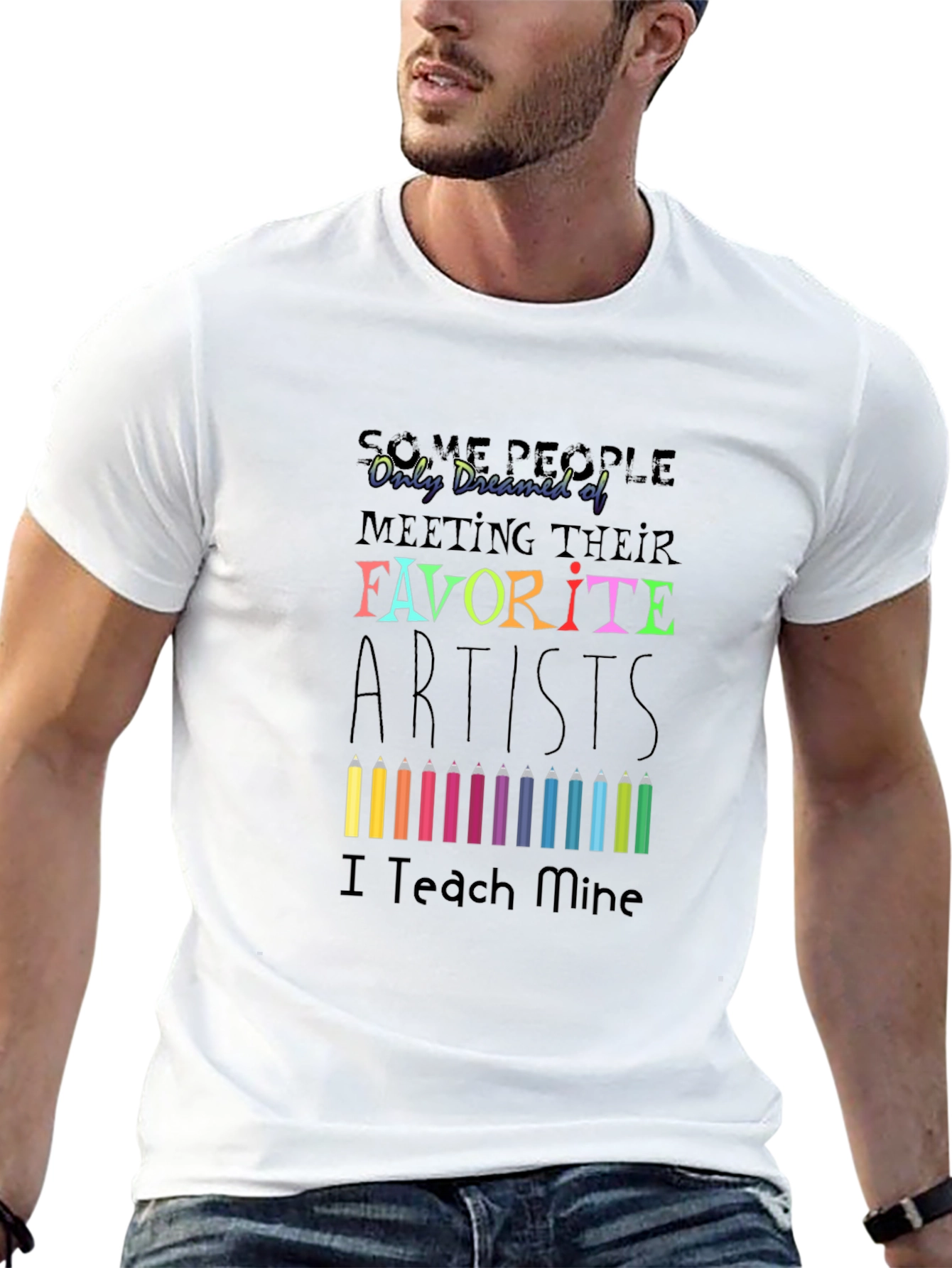 Artist Teacher Black Graphic Tee