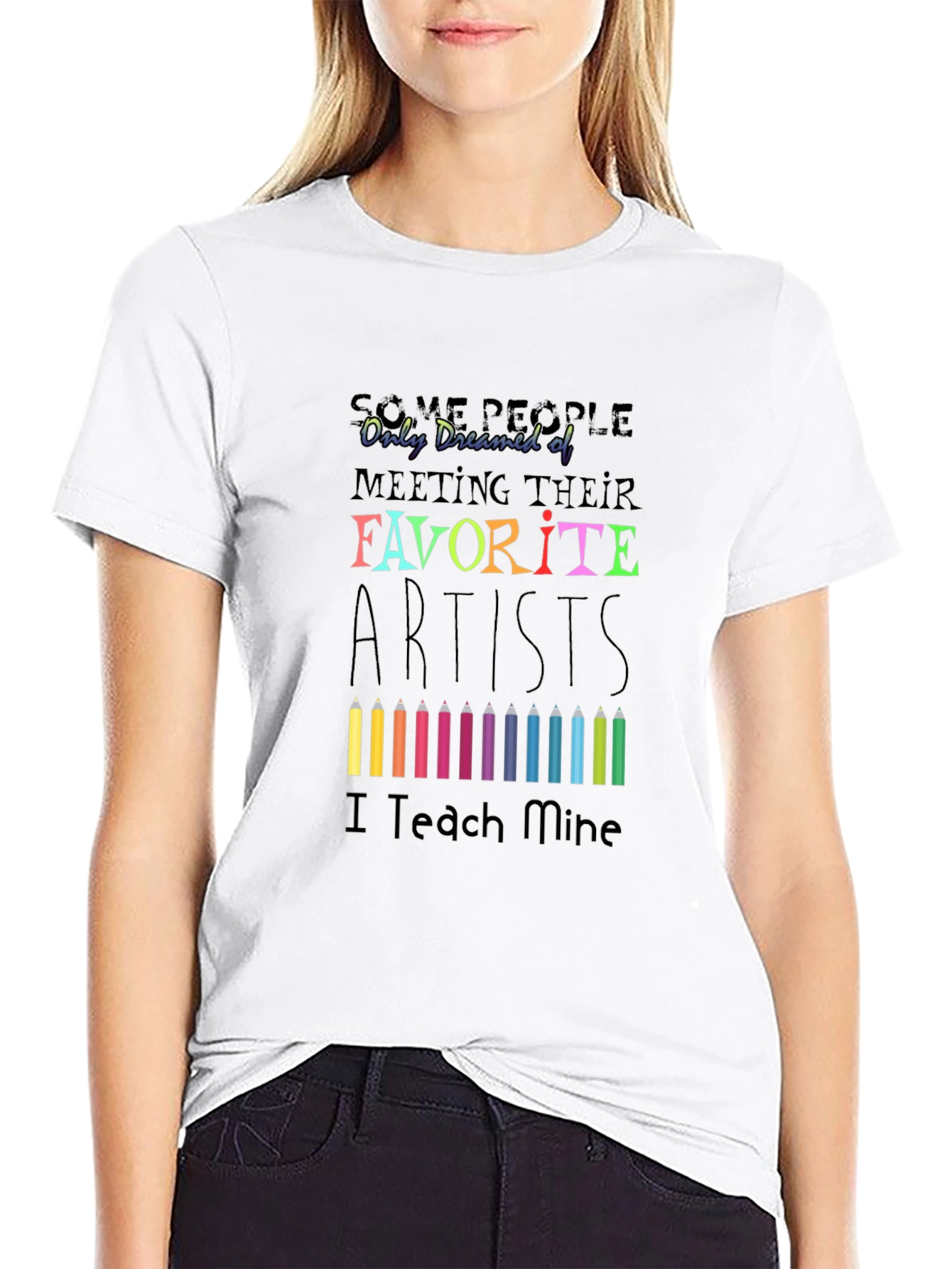 Artist Teacher Black Graphic Tee