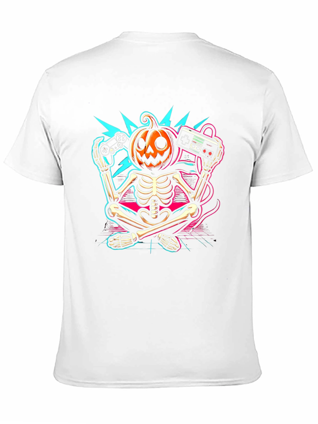 Halloween Gamer Skeleton T-Shirt