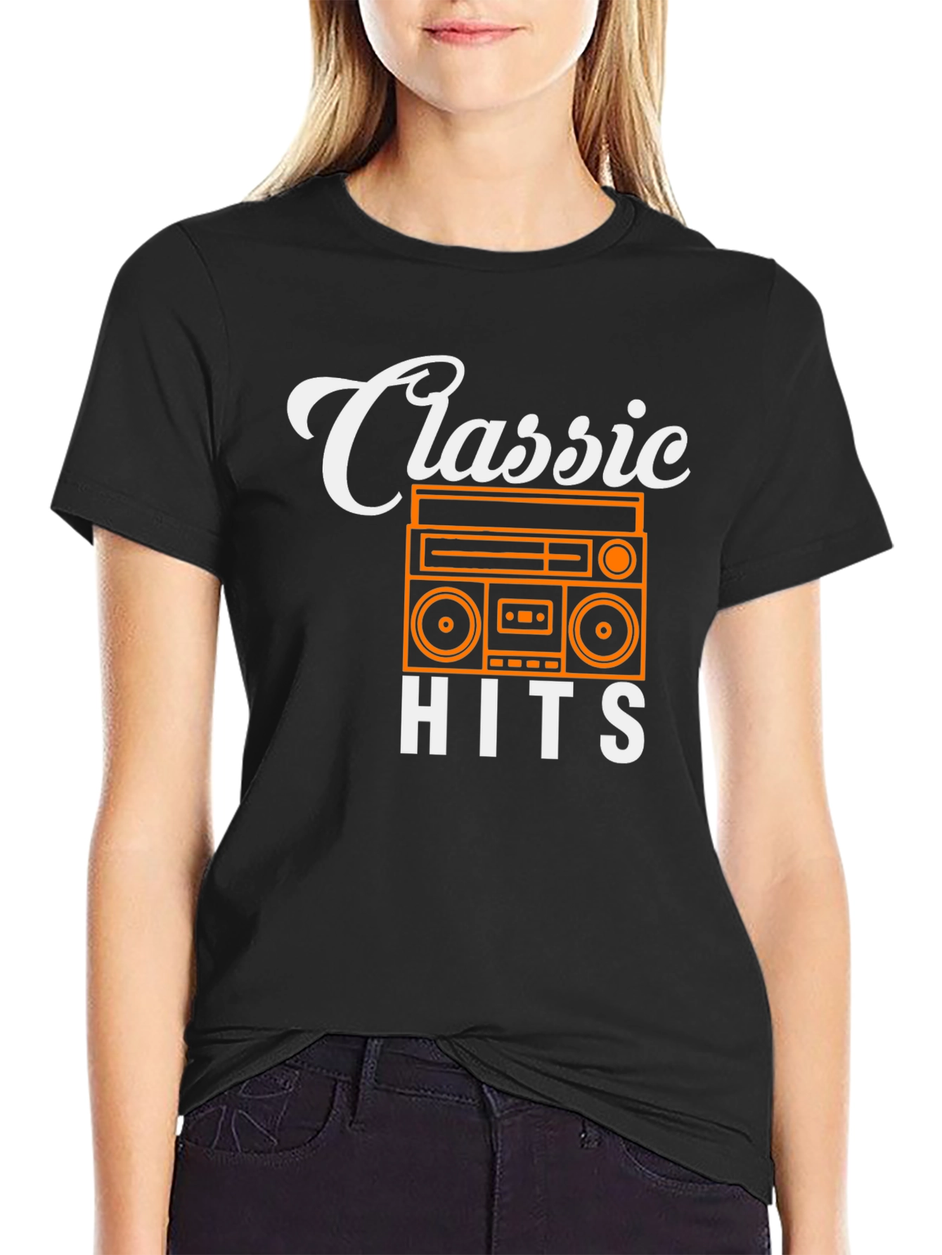 Classic Hits Retro Boombox T-Shirt