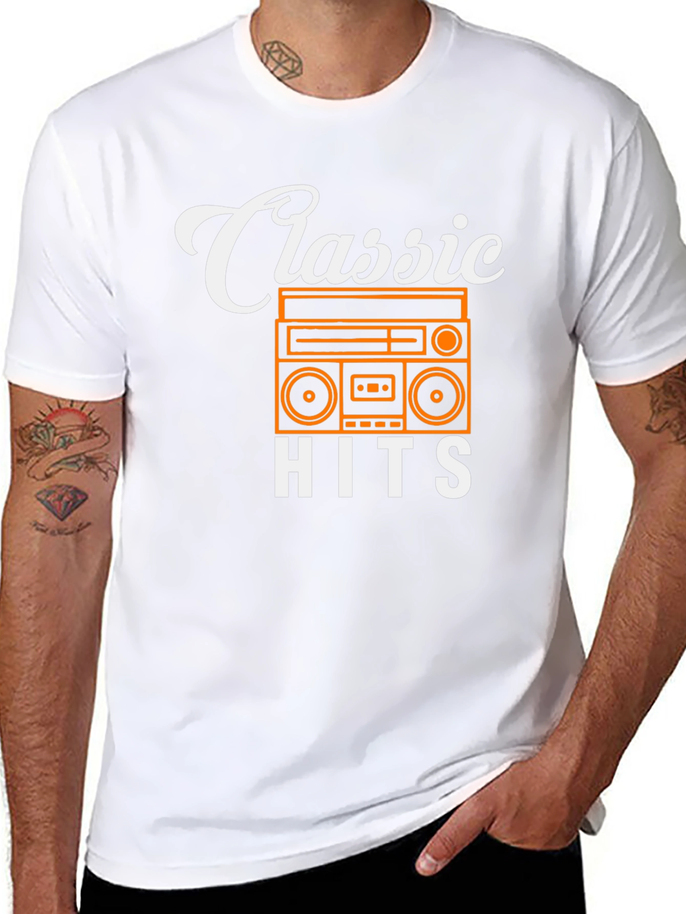 Classic Hits Retro Boombox T-Shirt
