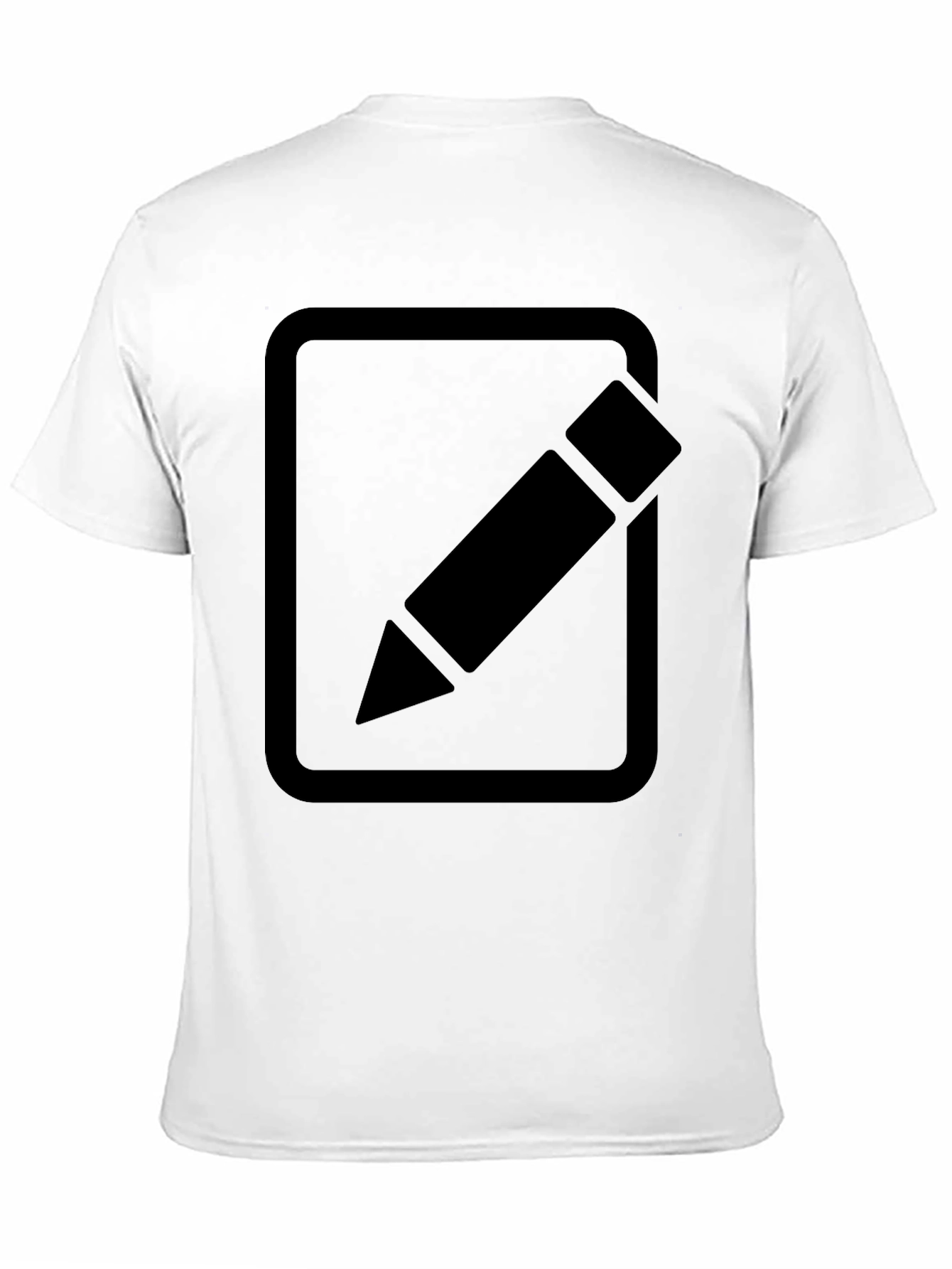 Edit Icon Graphic Tee - Classic Black Cotton T-Shirt