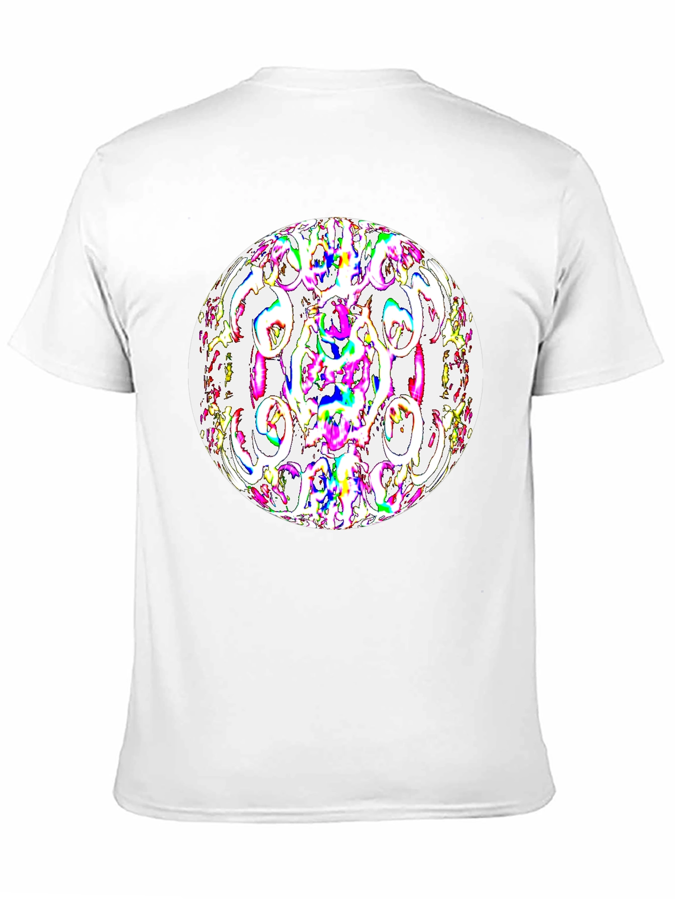 Abstract Orb Graphic Black T-Shirt