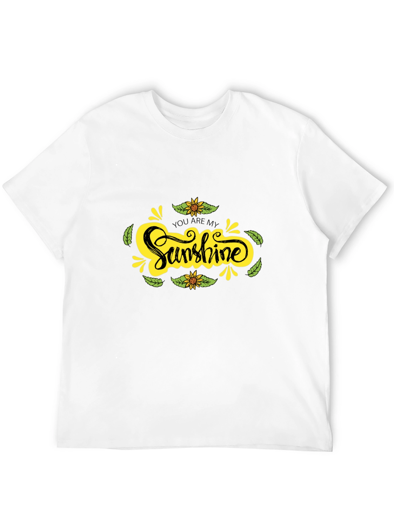 Sunshine Graphic Black T-Shirt - Comfort & Style